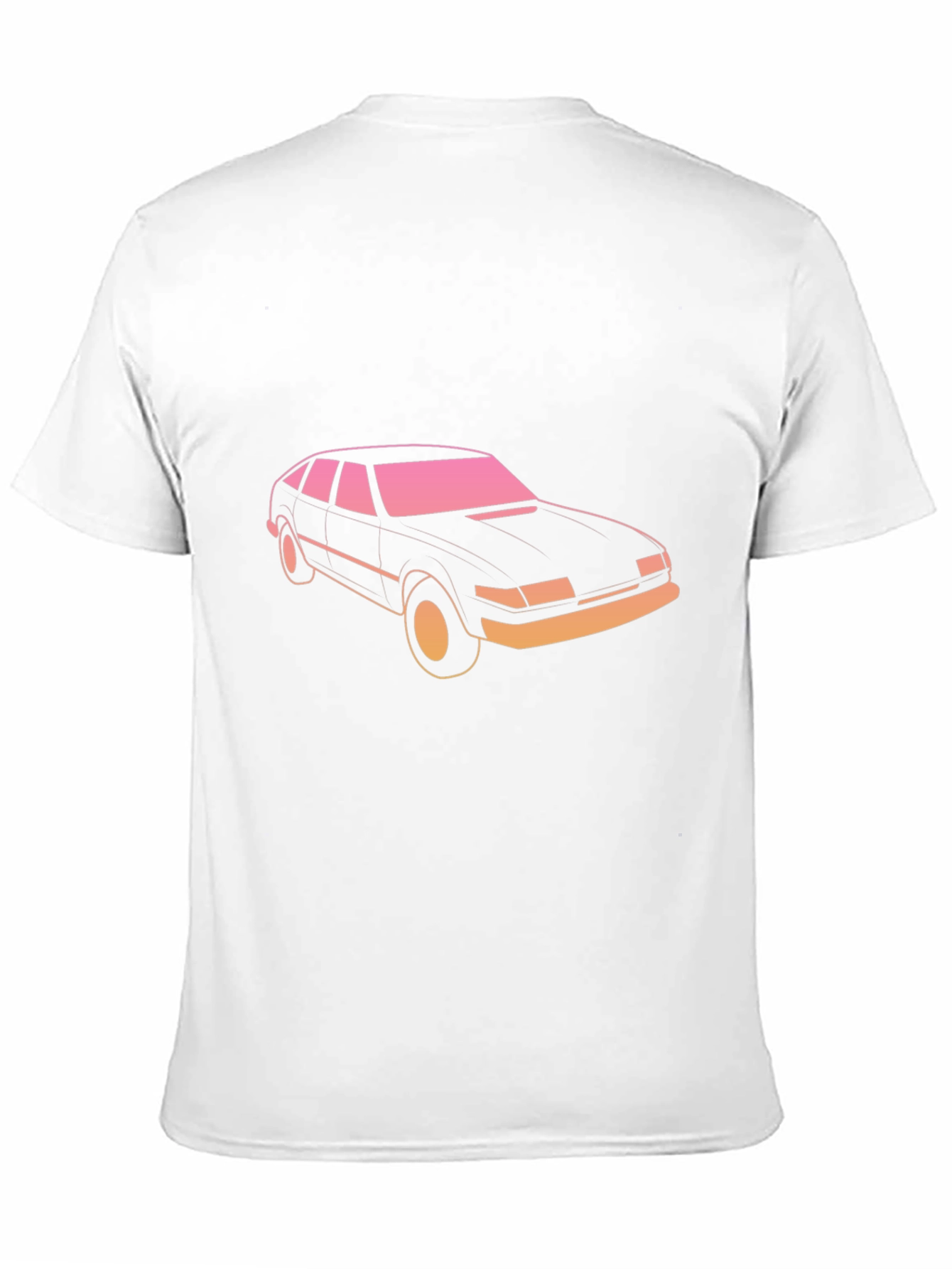 Retro Car Graphic Tee - Black Short Sleeve