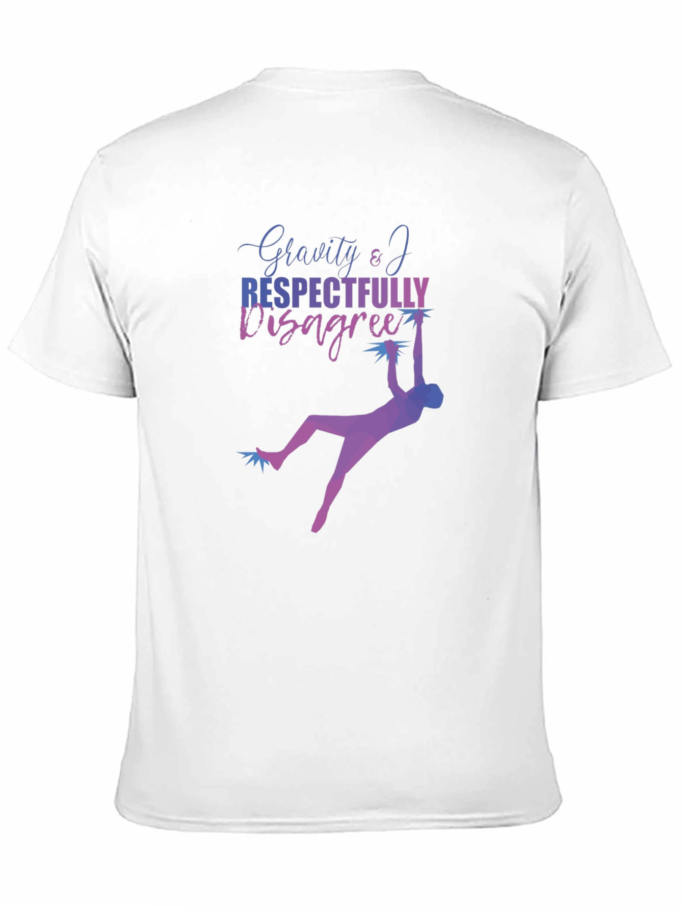 Gravity & I Respectfully Disagree Black T-Shirt