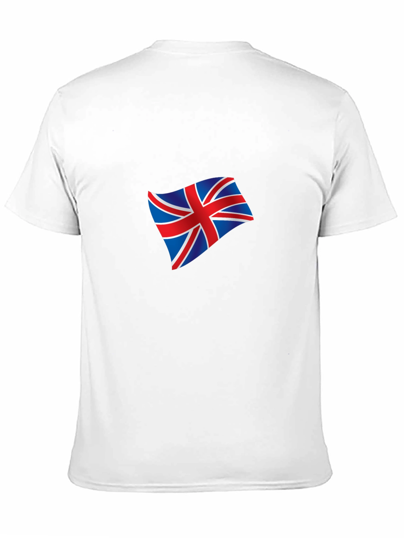 Union Jack Graphic Tee - Black Cotton Blend