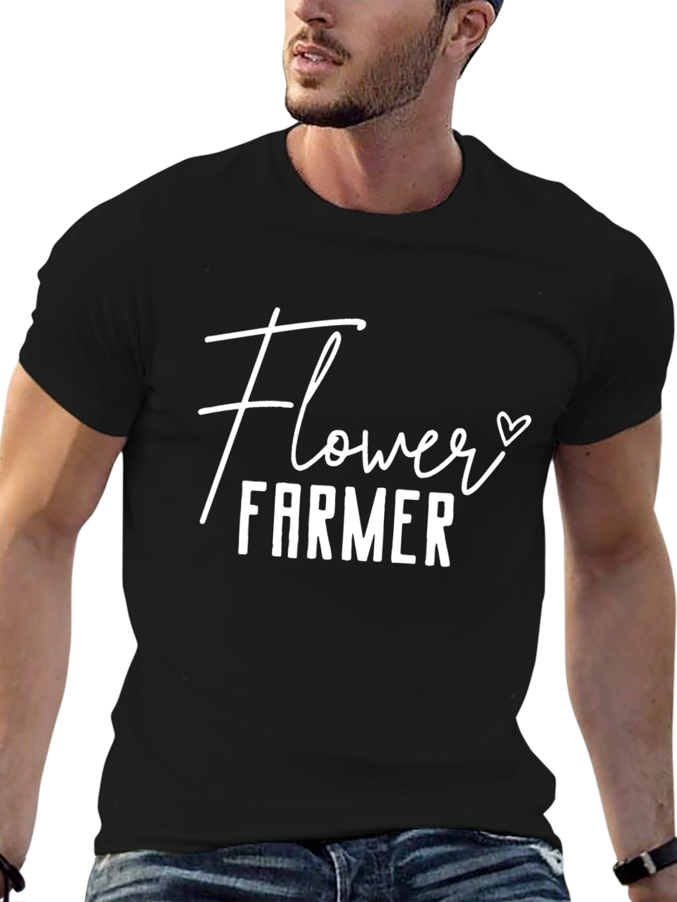 Flower Farmer Graphic Tee - Gardening Shirt