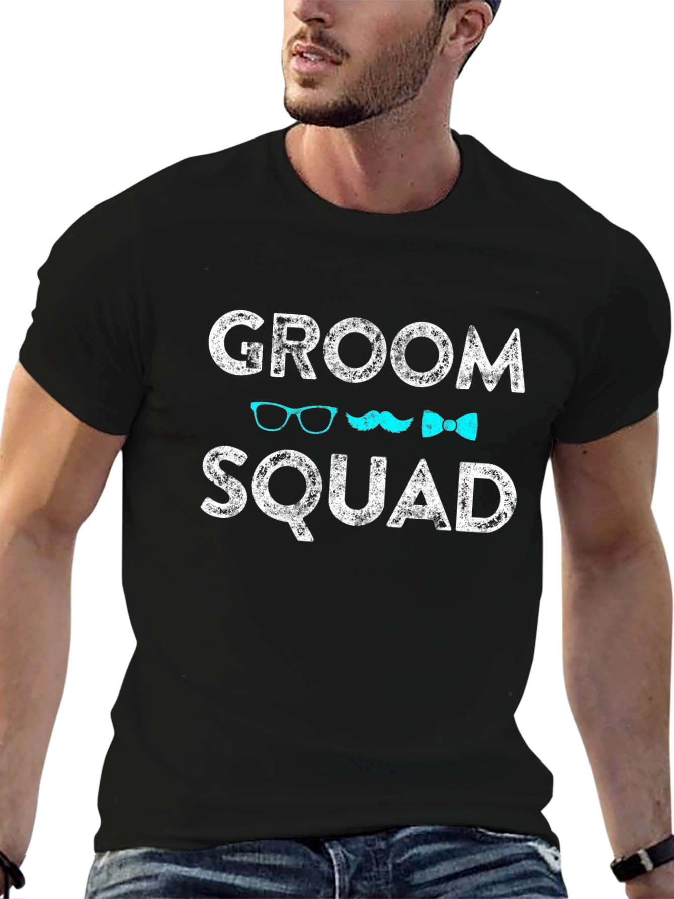Groom Squad Black T-Shirt