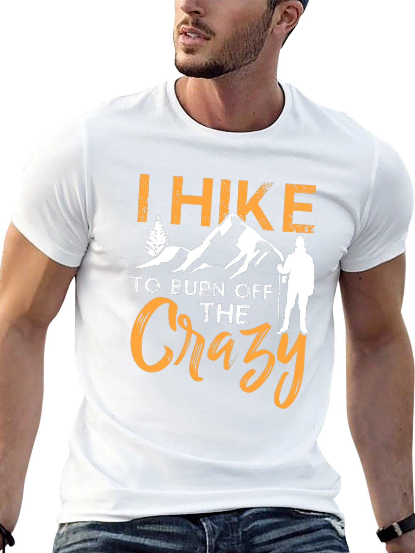 I Hike to Burn Off The Crazy Graphic T-Shirt