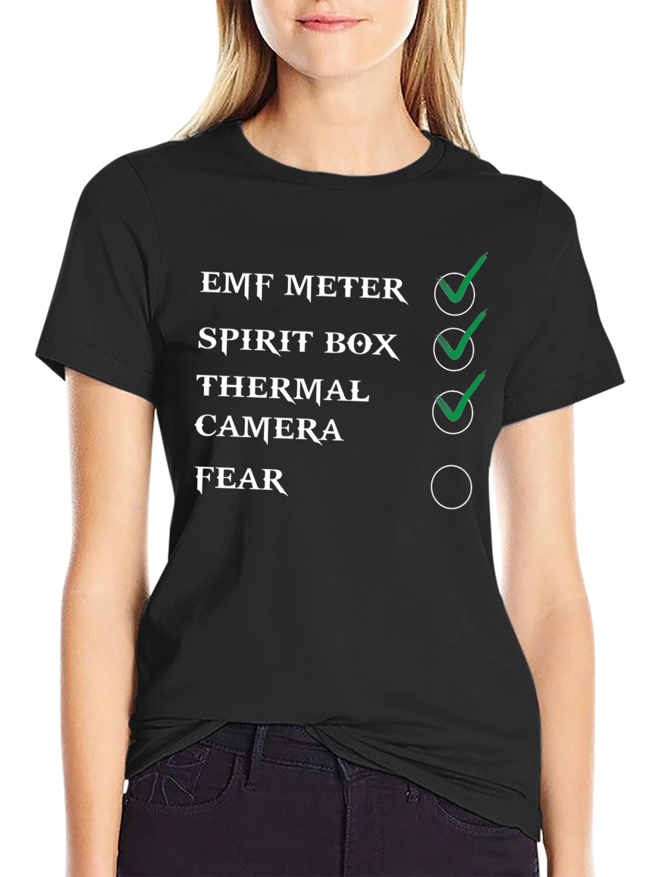 Ghost Hunting Checklist T-Shirt