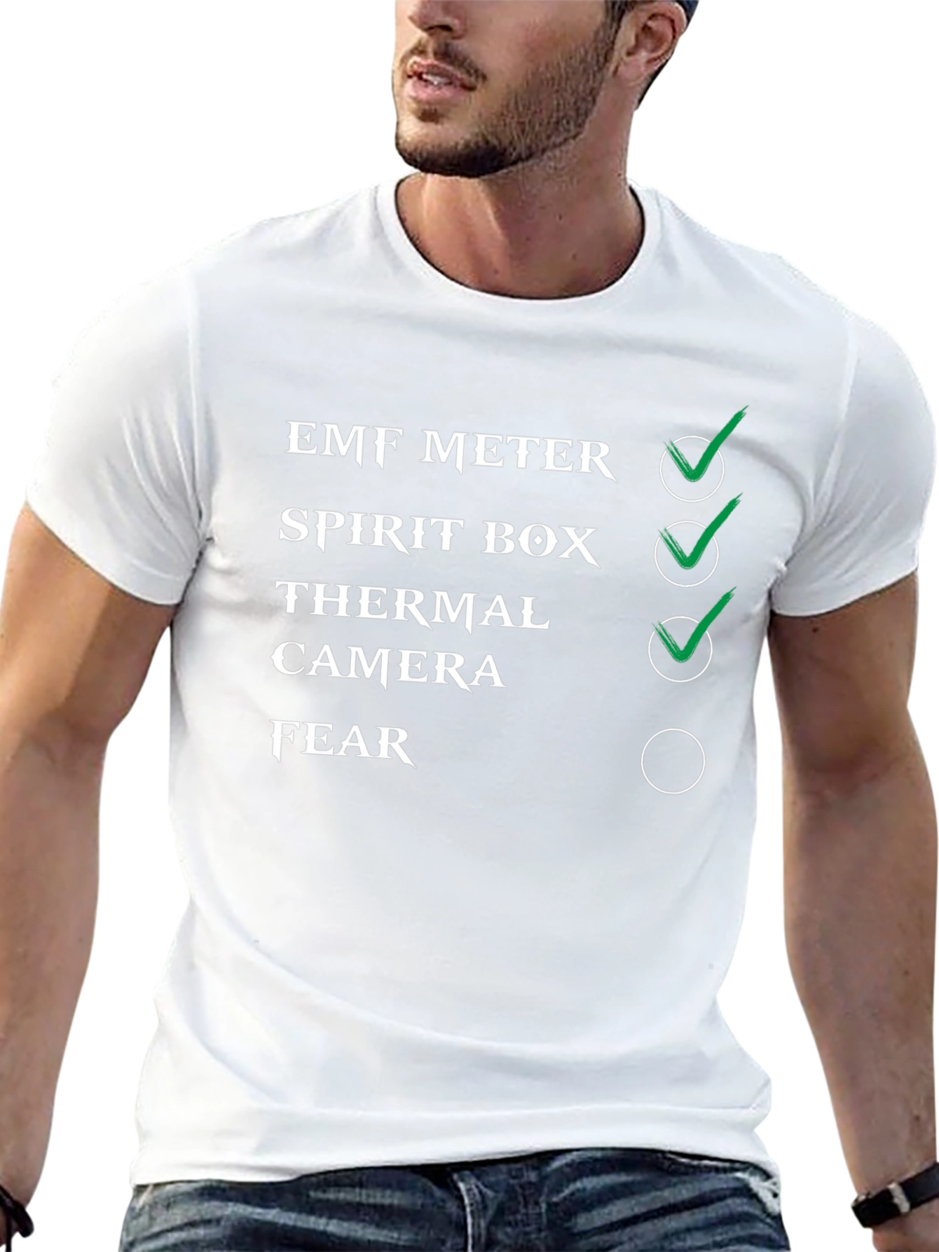Ghost Hunting Checklist T-Shirt