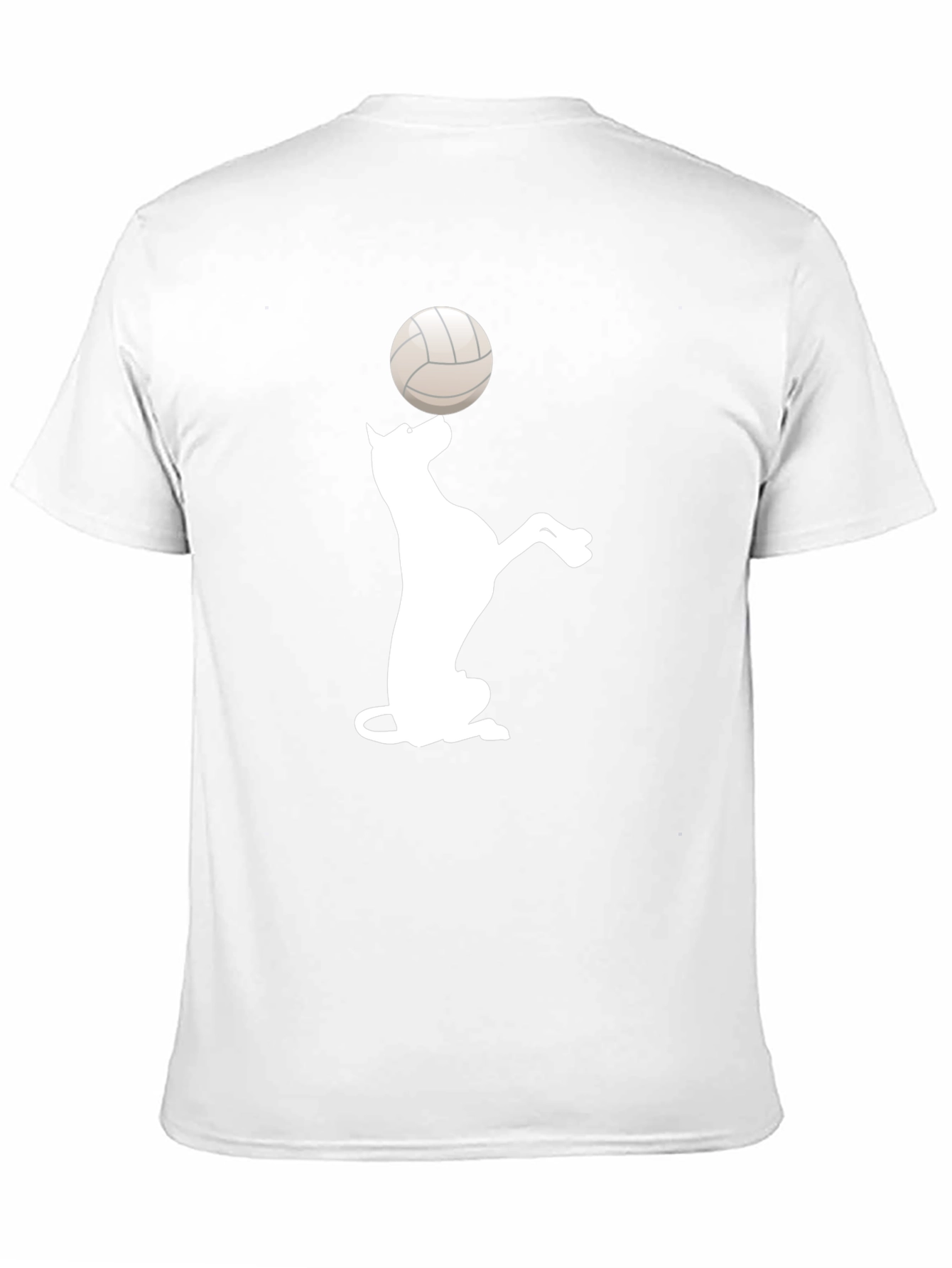 Dog Balancing Volleyball Black T-Shirt