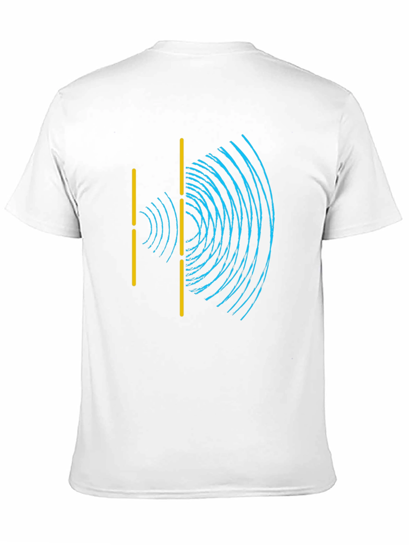 Wave Interference Black T-Shirt - Science Physics Tee