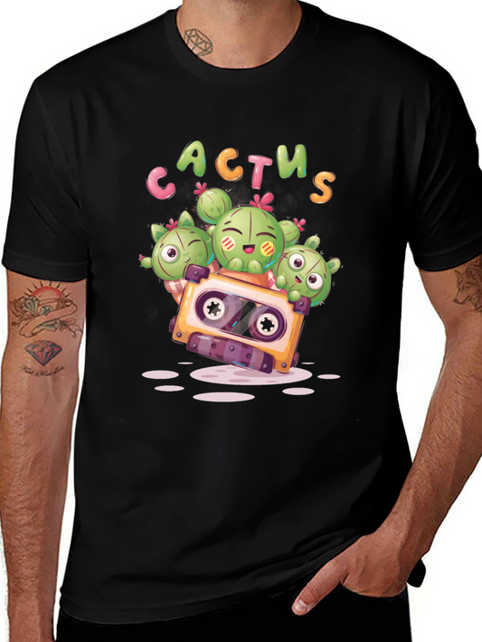 Cactus Cassette Tape Graphic Tee