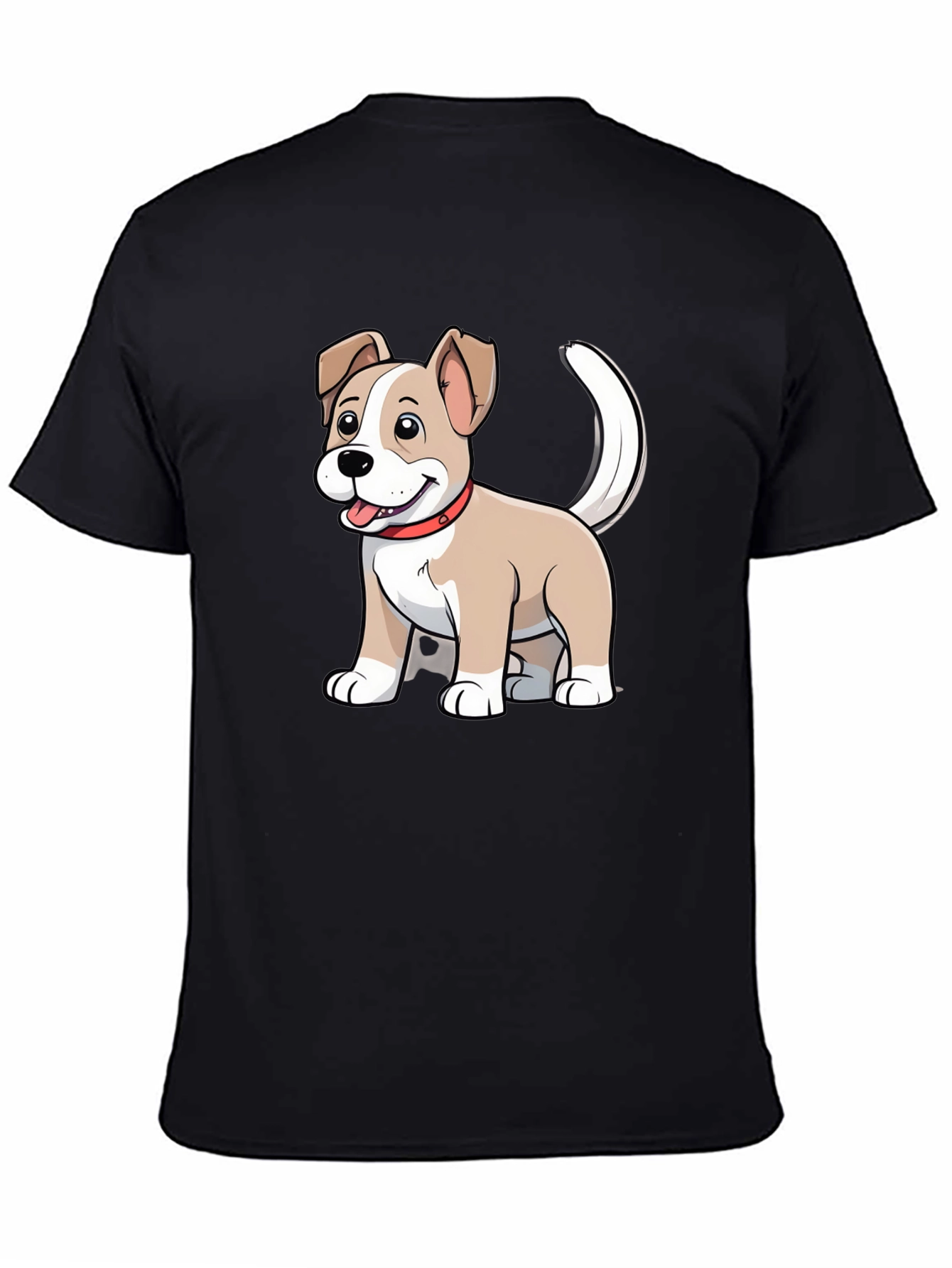 Cute Cartoon Puppy Dog Graphic T-Shirt