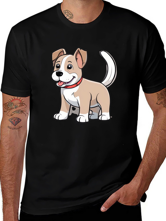 Cute Cartoon Puppy Dog Graphic T-Shirt