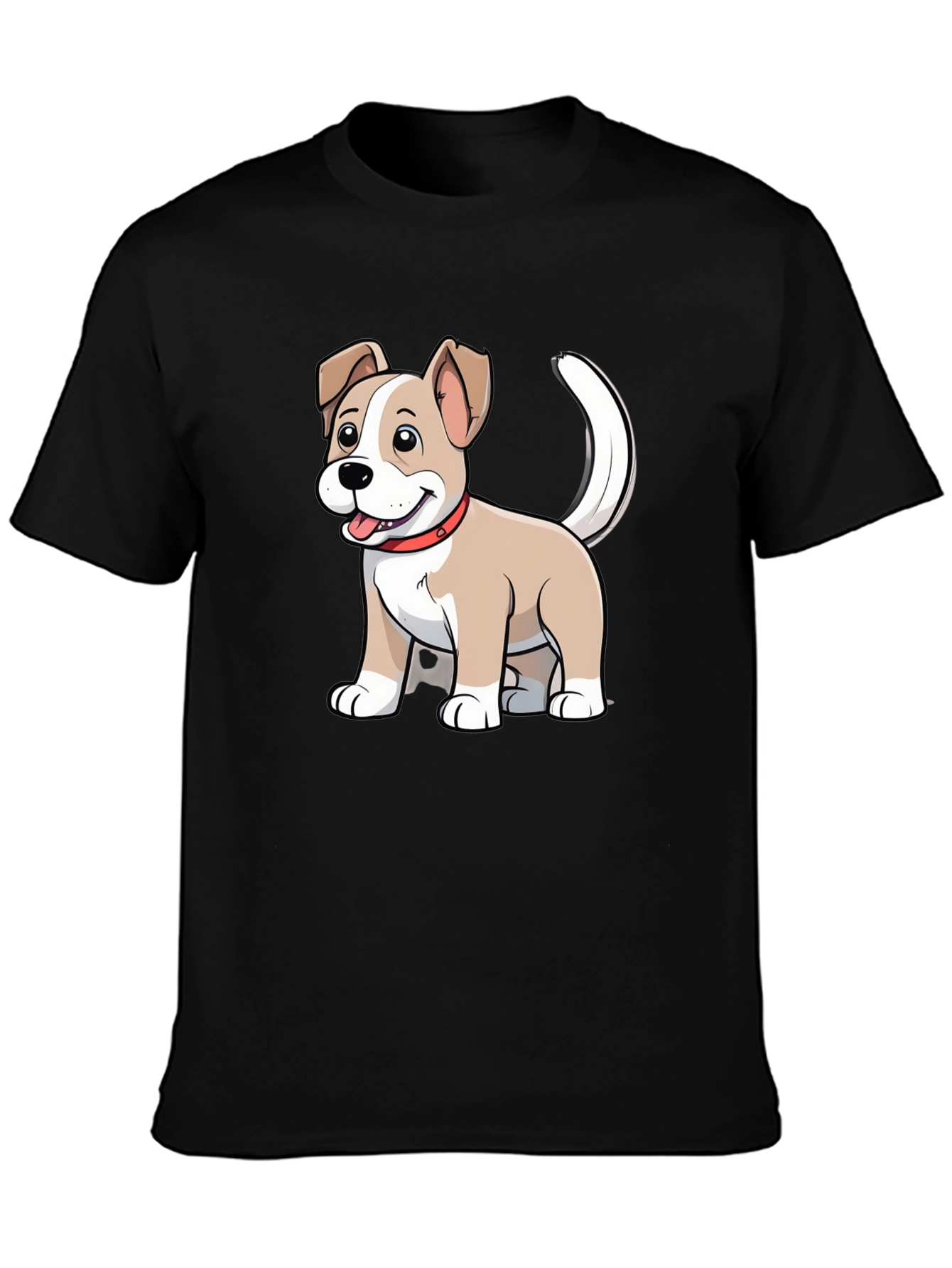 Cute Cartoon Puppy Dog Graphic T-Shirt