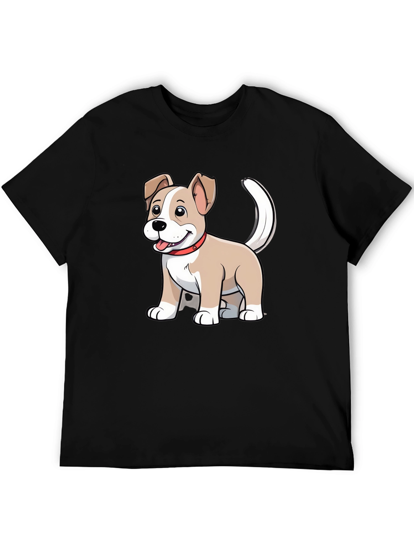 Cute Cartoon Puppy Dog Graphic T-Shirt