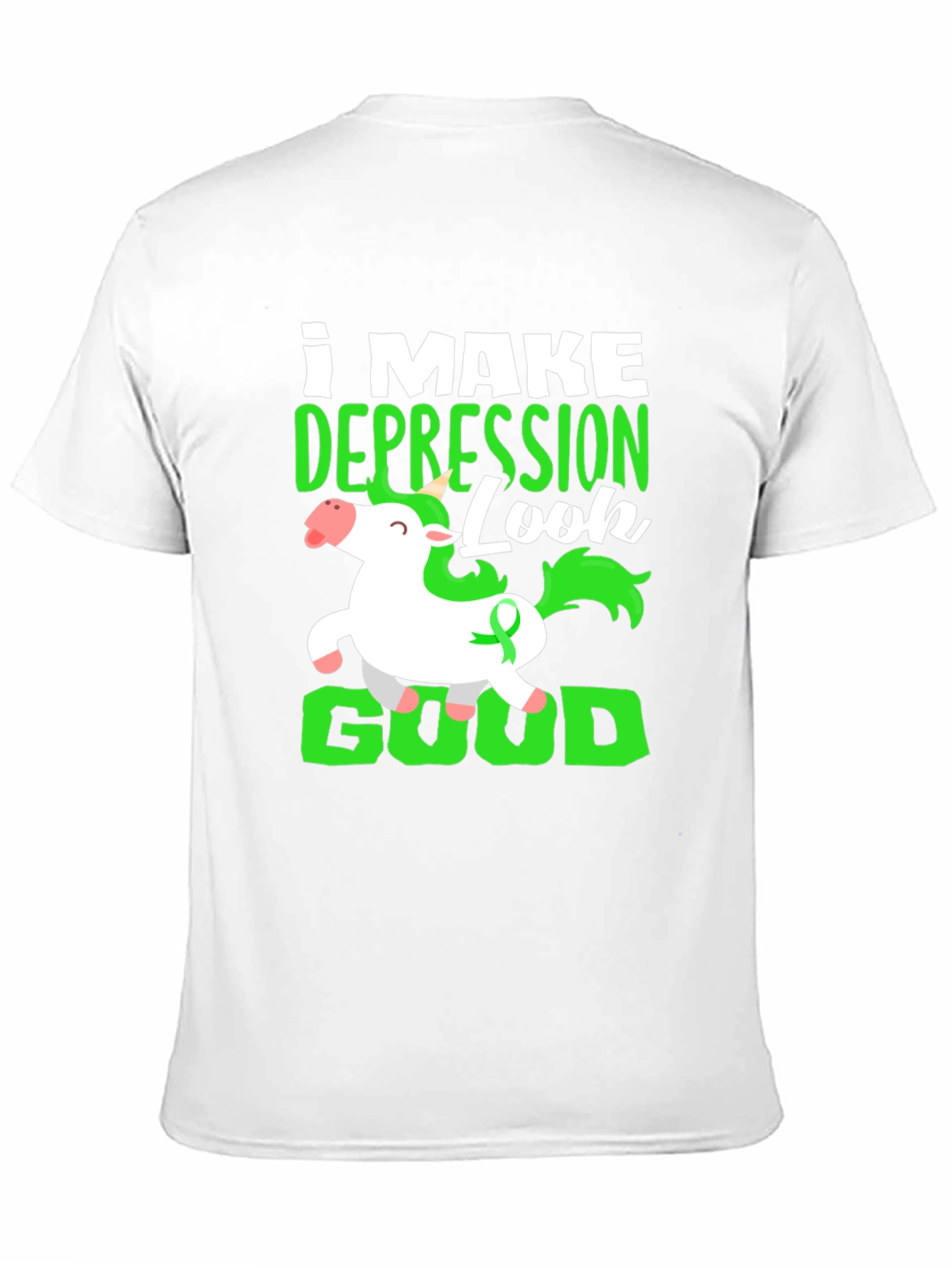 Depression Look Good Unicorn T-Shirt