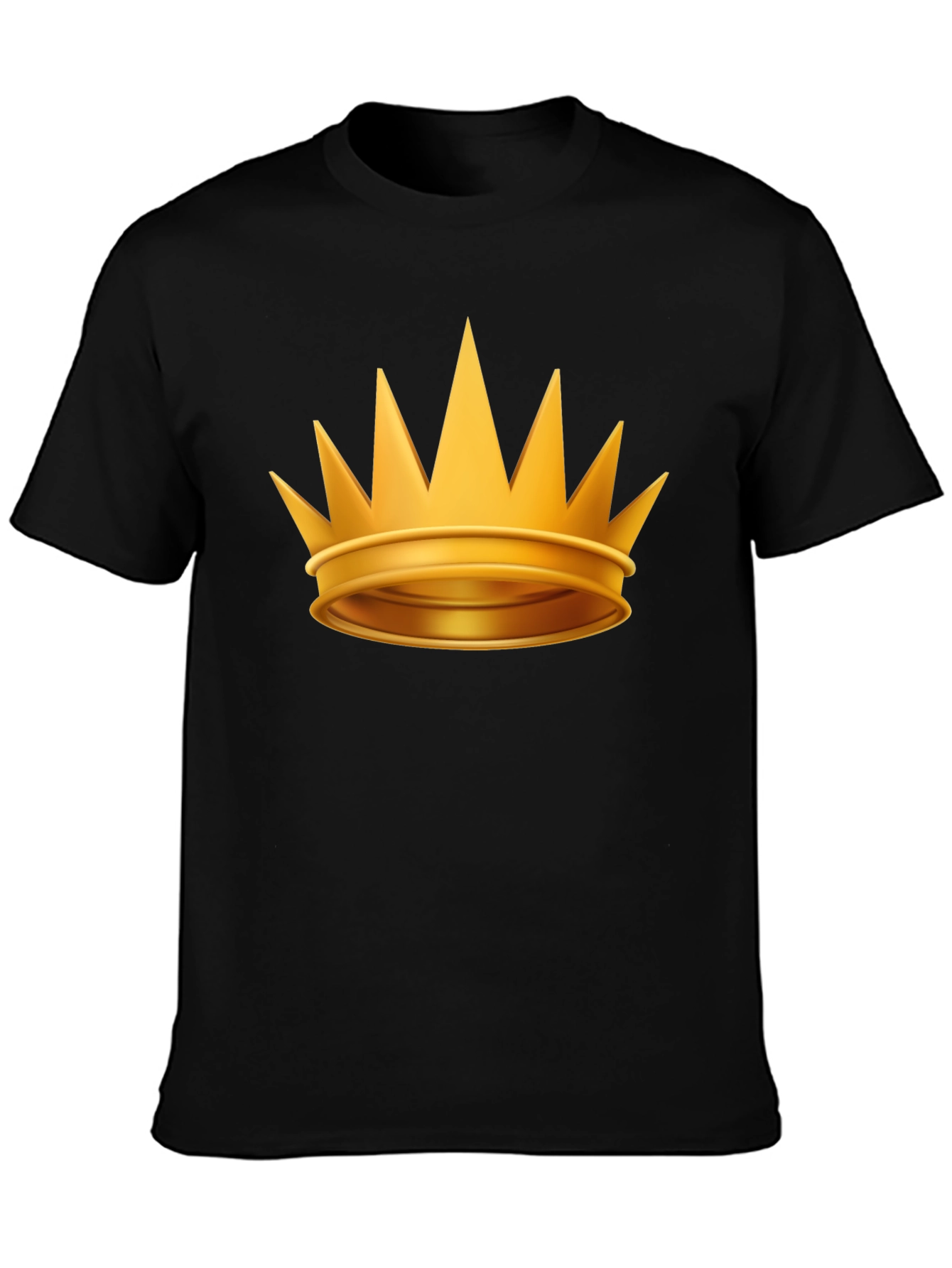 Golden Crown Graphic Tee - Royalty Style