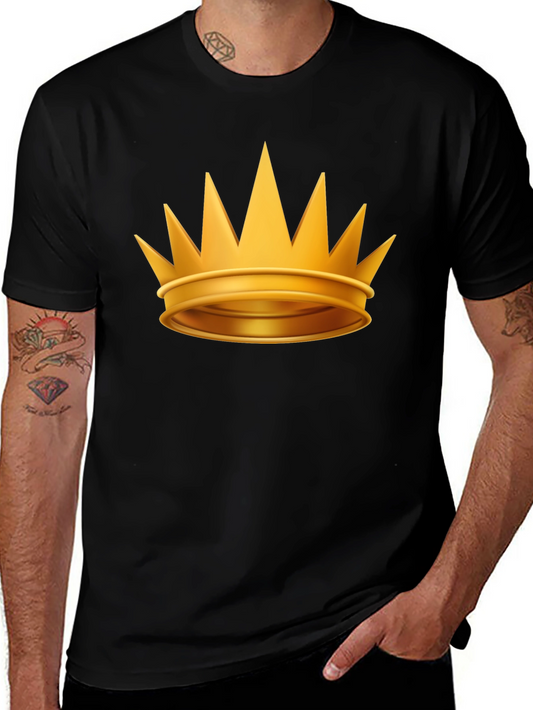 Golden Crown Graphic Tee - Royalty Style