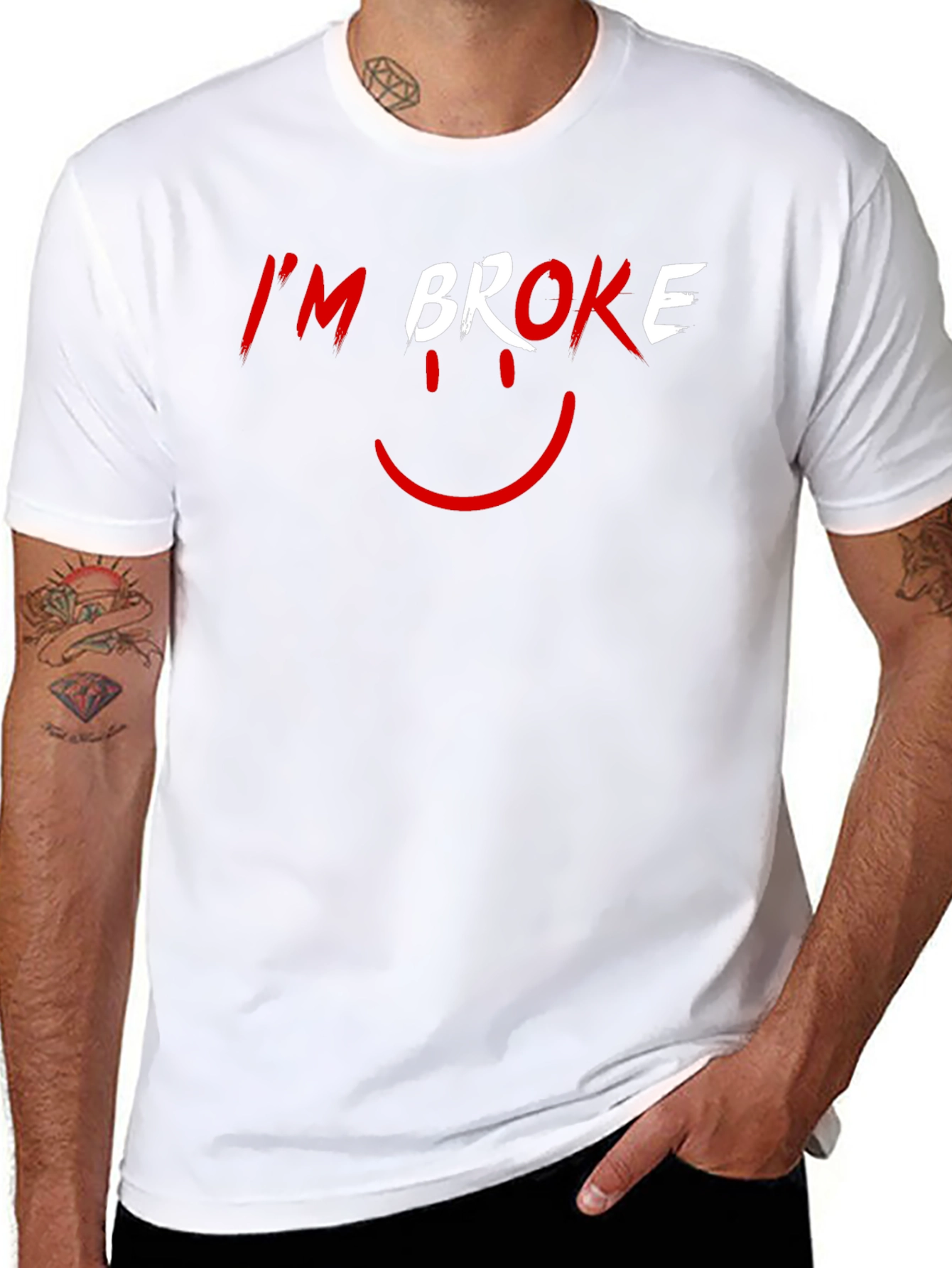 Im Broke T-Shirt - Funny Graphic Tee