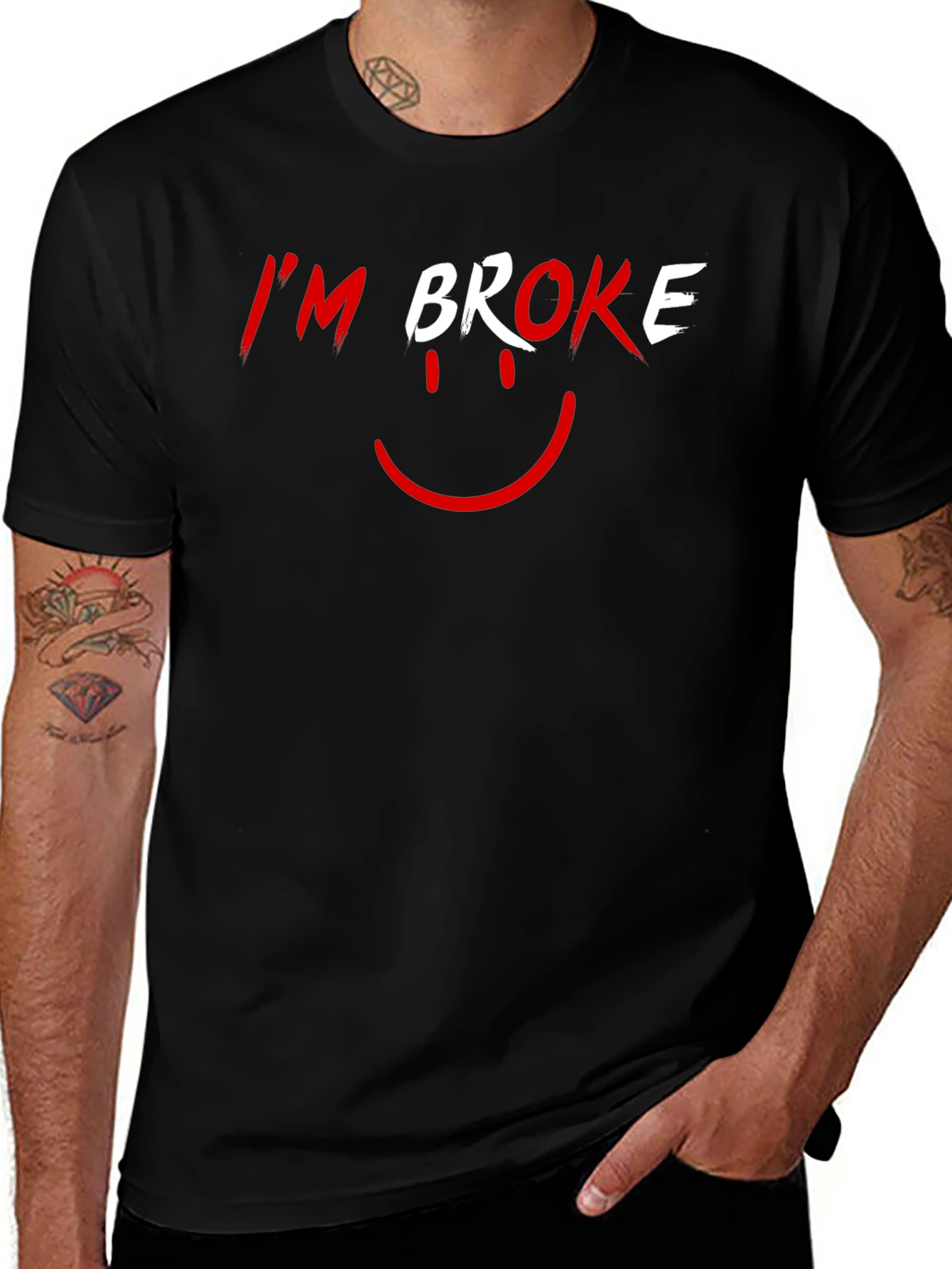 Im Broke T-Shirt - Funny Graphic Tee