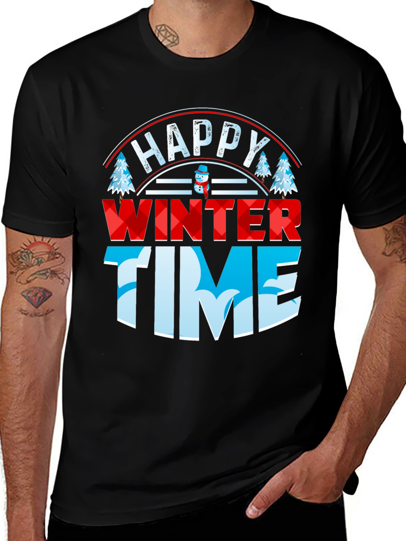 Happy Winter Time Graphic Tee