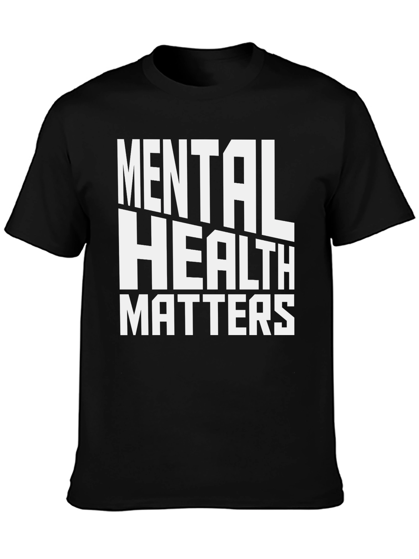 Mental Health Matters Black Graphic Tee