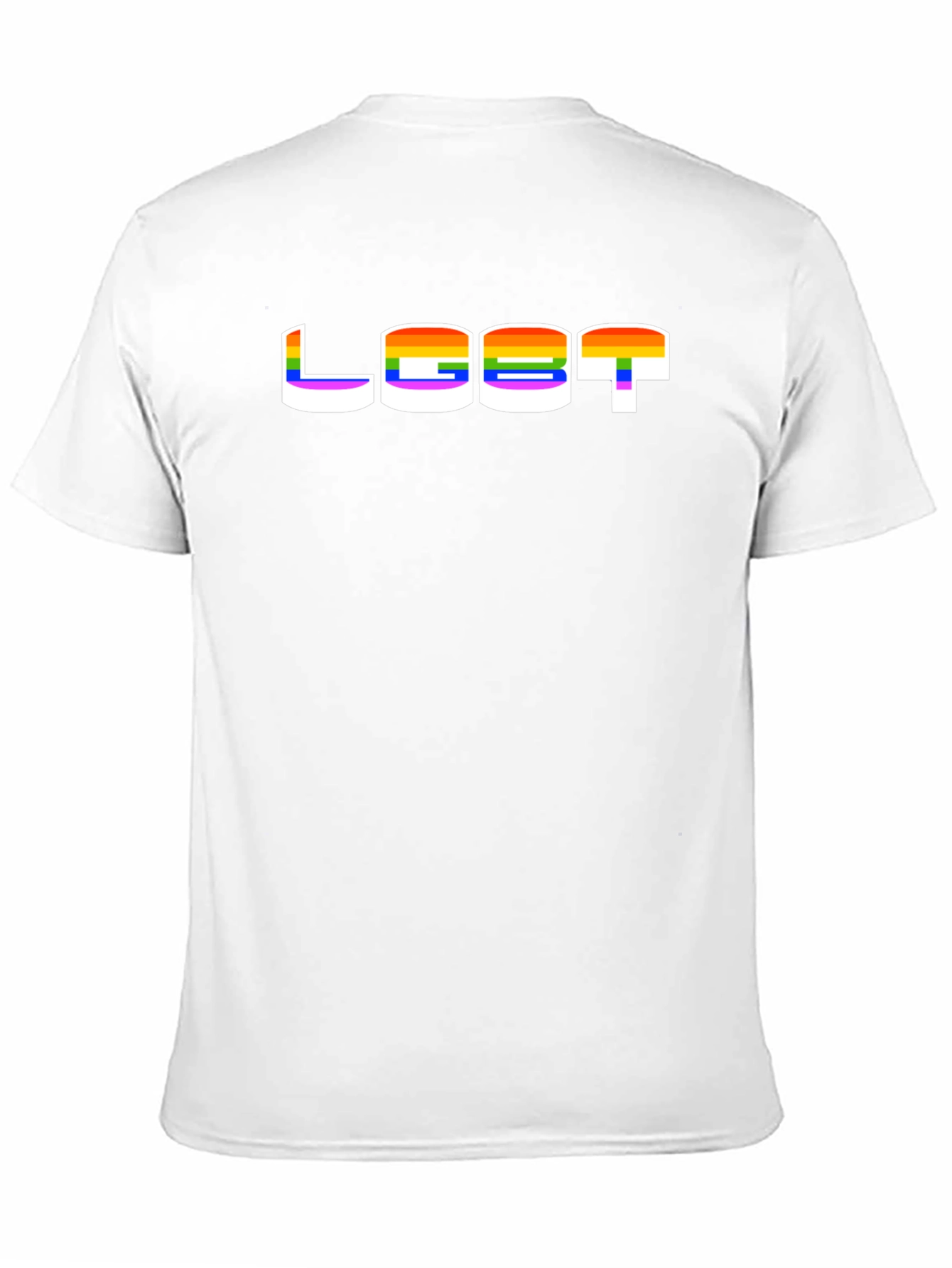 LGBT Pride Rainbow T-Shirt - Black Graphic Tee