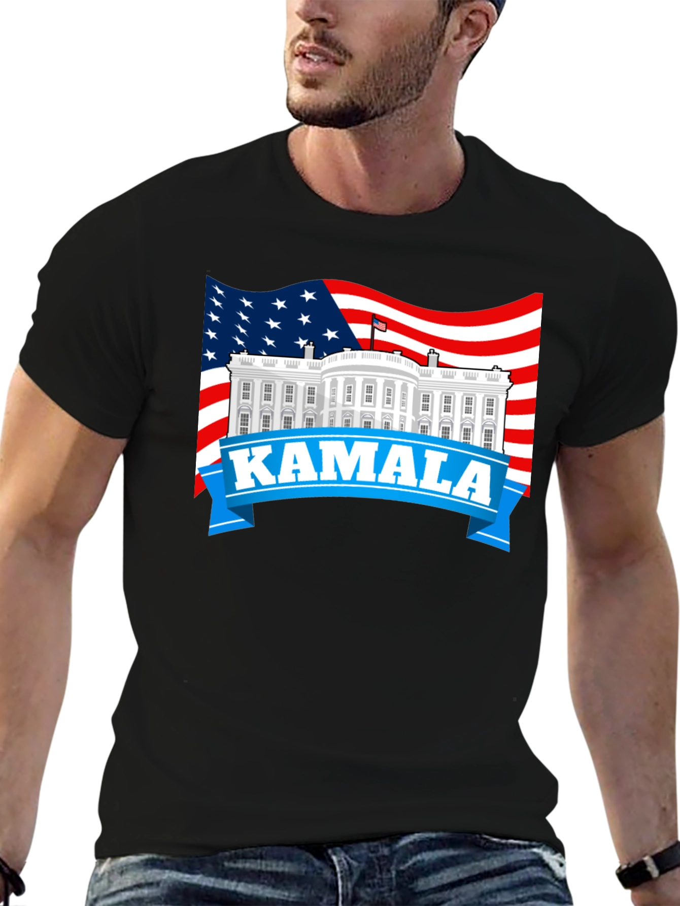 Kamala American Flag T-Shirt - Political Pride