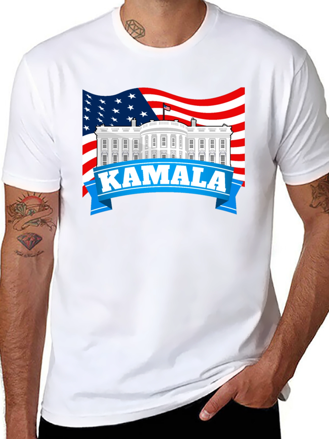 Kamala American Flag T-Shirt - Political Pride