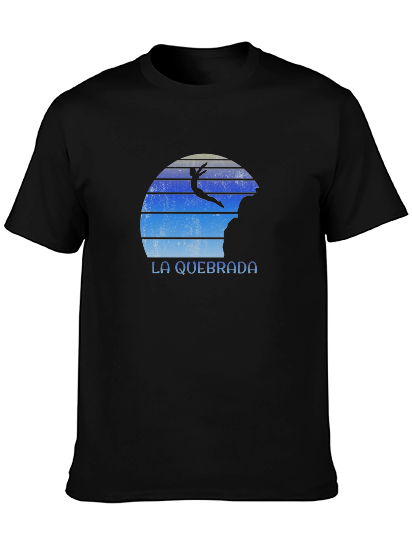 La Quebrada Cliff Diver Black T-Shirt