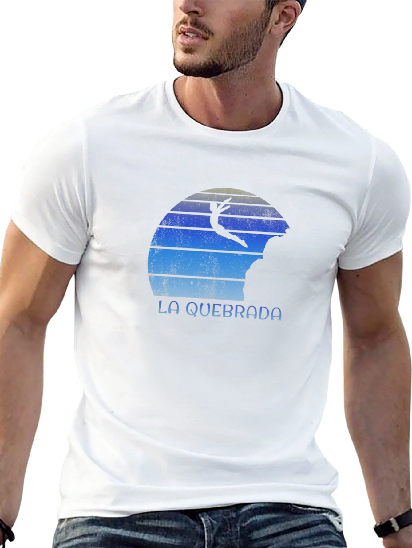 La Quebrada Cliff Diver Black T-Shirt