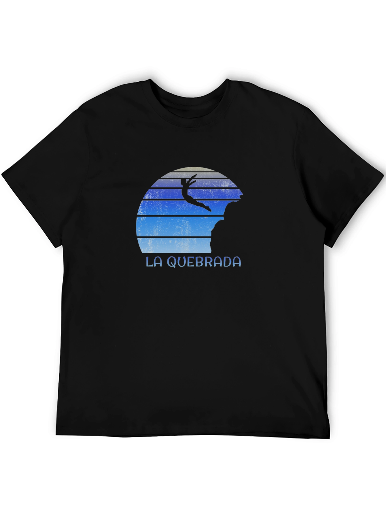 La Quebrada Cliff Diver Black T-Shirt
