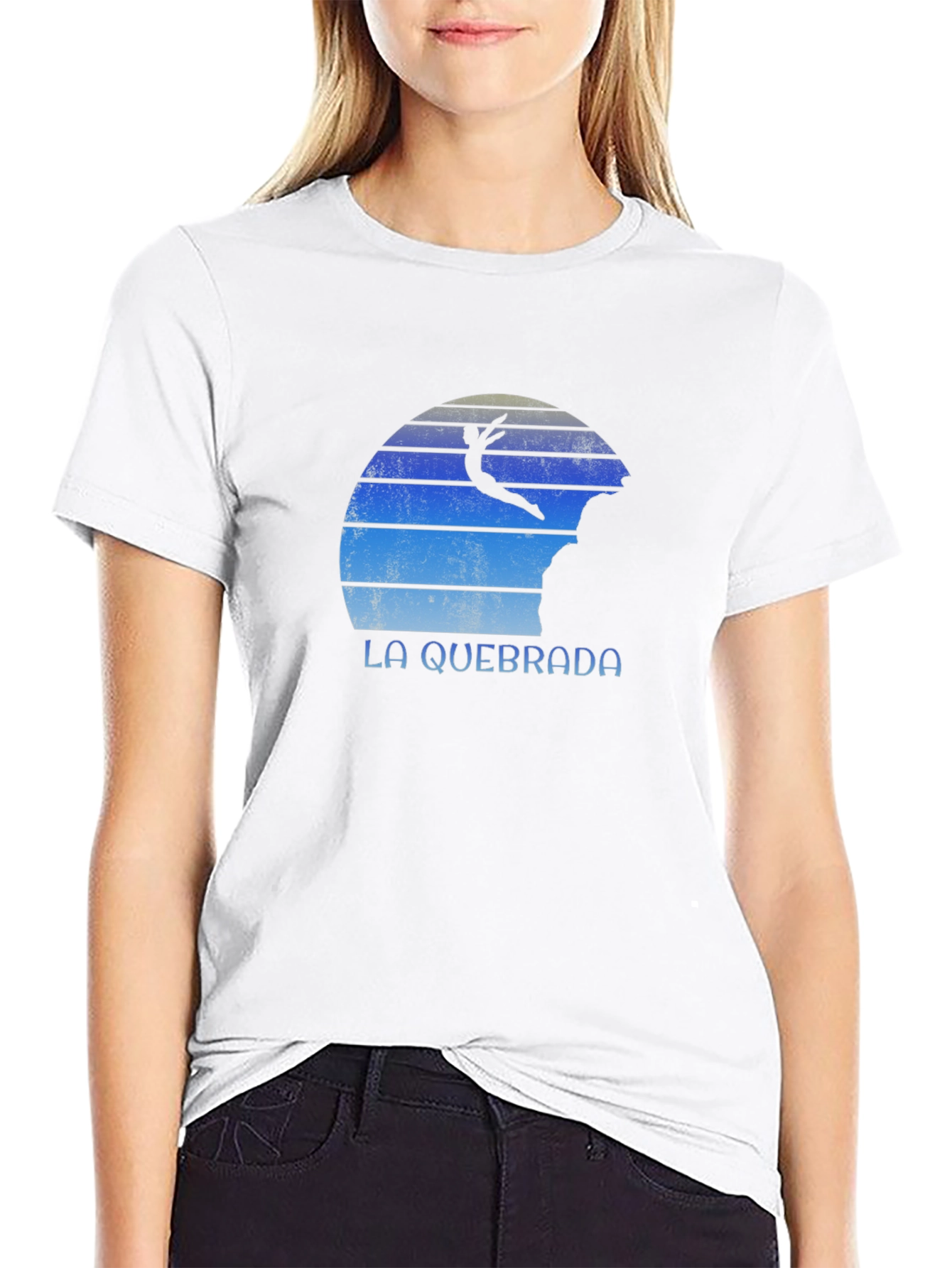 La Quebrada Cliff Diver Black T-Shirt