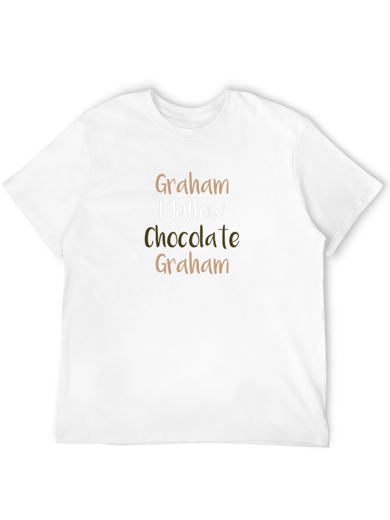 Graham Mallow Chocolate T-Shirt - Smores Lover Tee