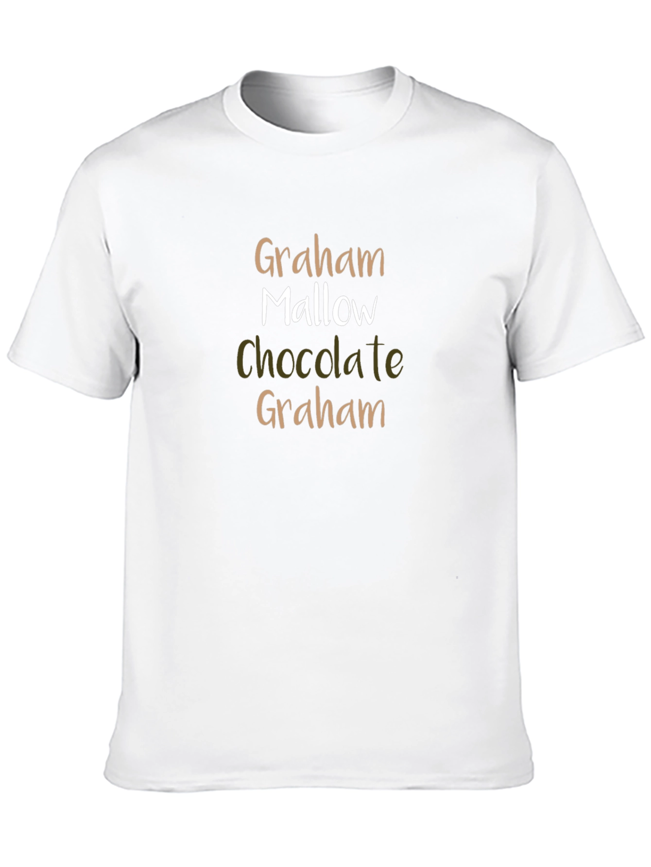 Graham Mallow Chocolate T-Shirt - Smores Lover Tee