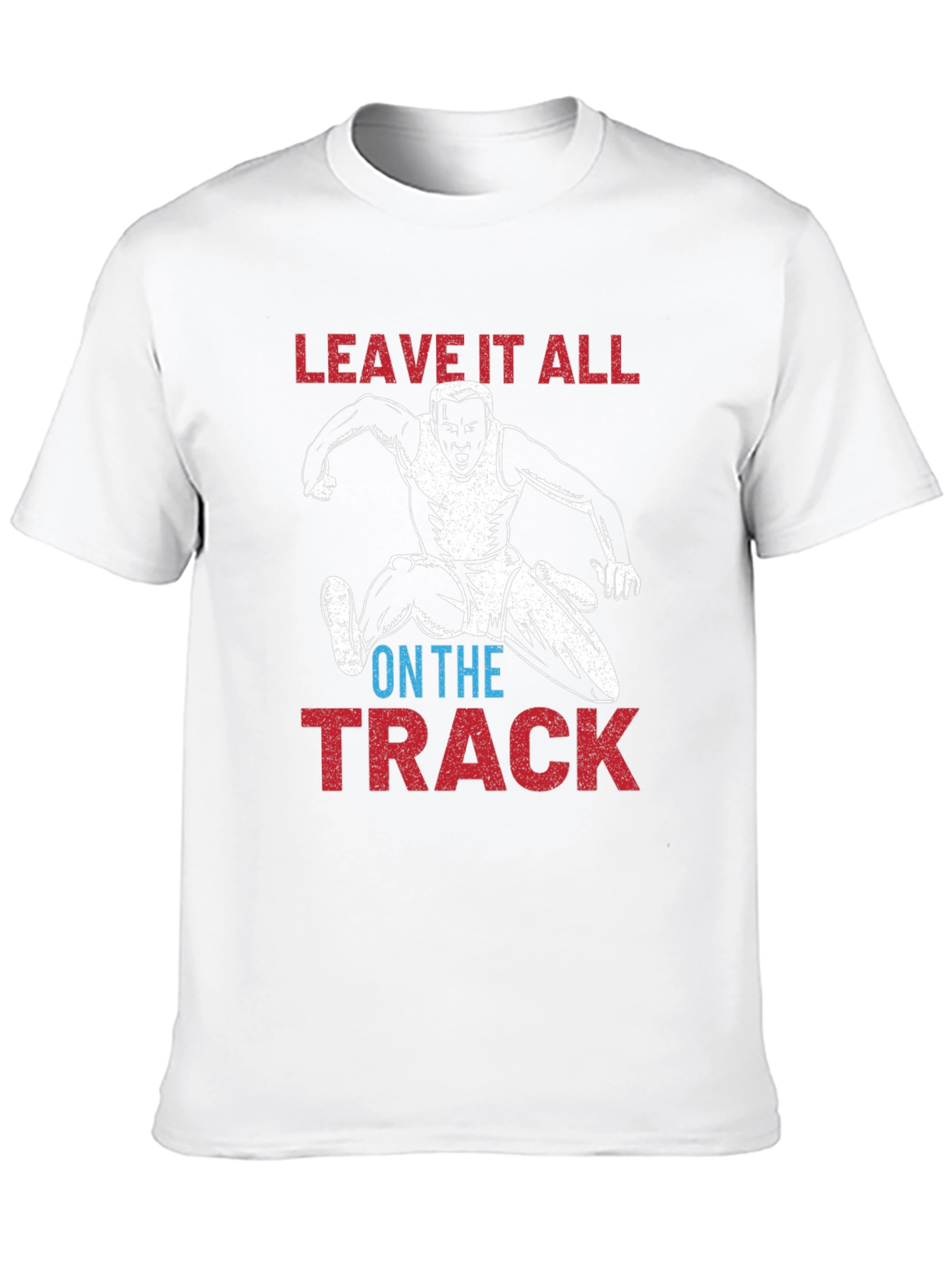Leave It All on the Track Black T-Shirt