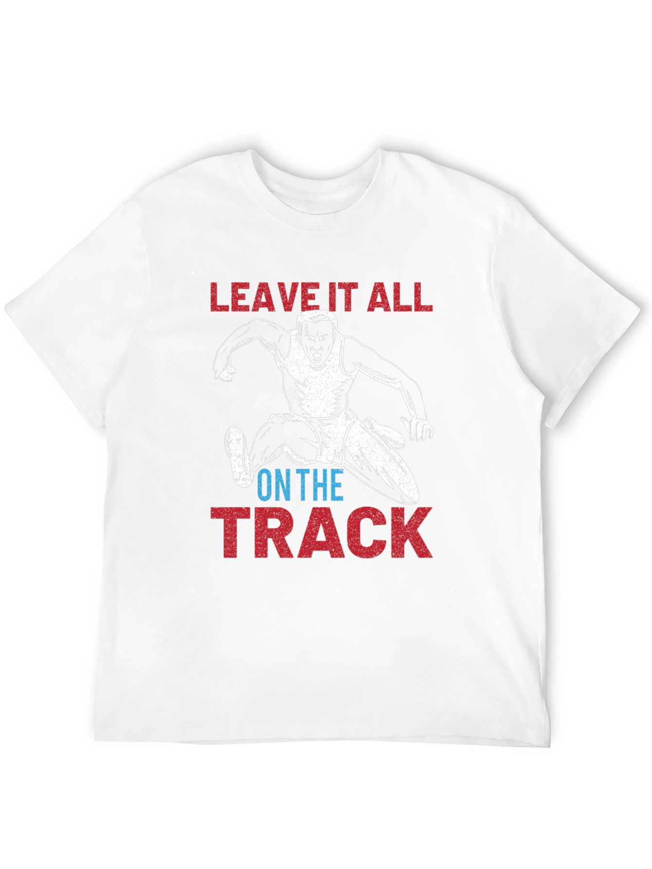 Leave It All on the Track Black T-Shirt