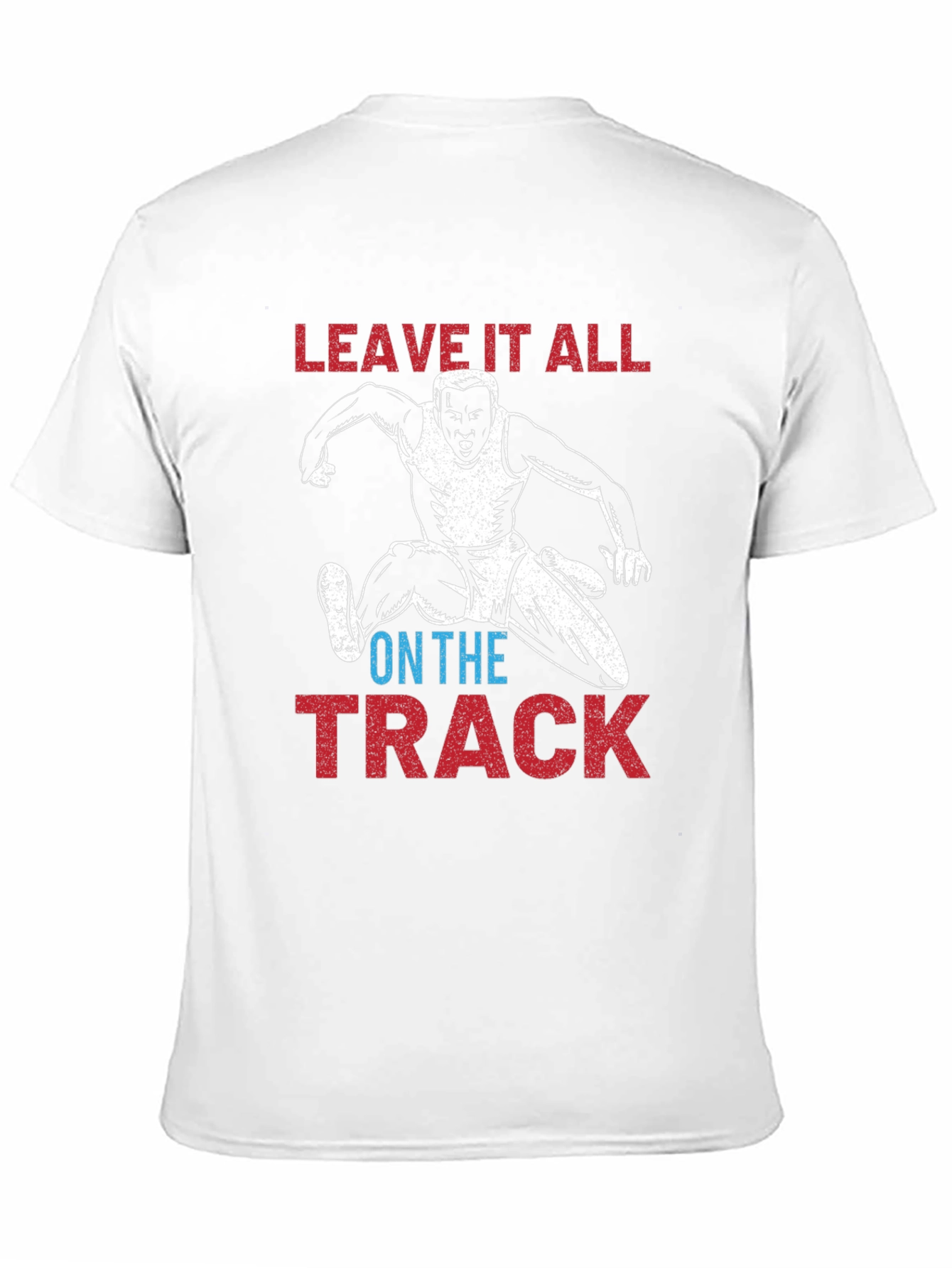Leave It All on the Track Black T-Shirt