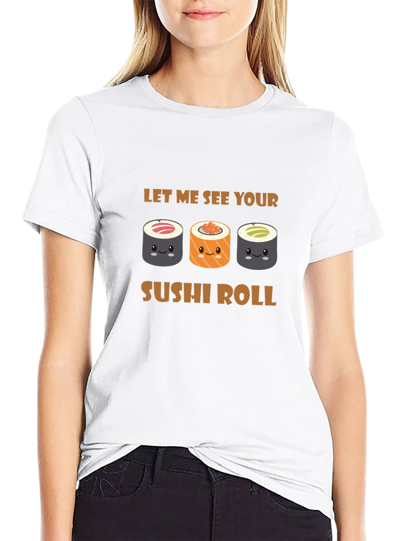 Sushi Roll Graphic Tee - Funny Food Pun T-Shirt