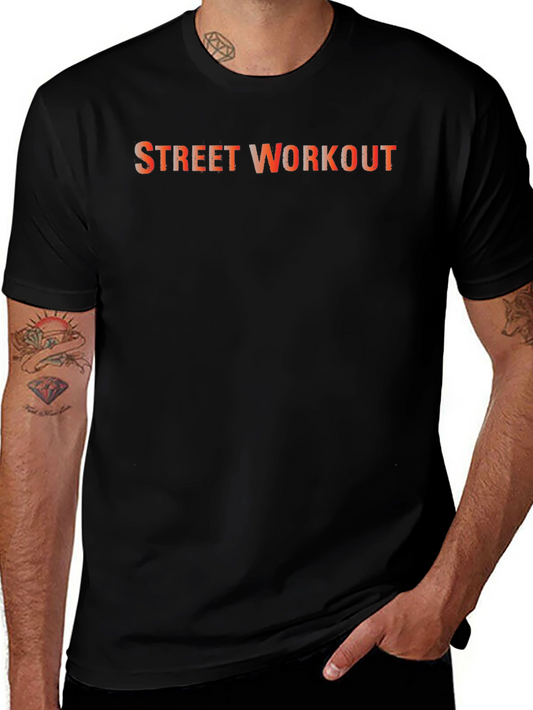 Street Workout Graphic Tee - Urban Fitness Apparel