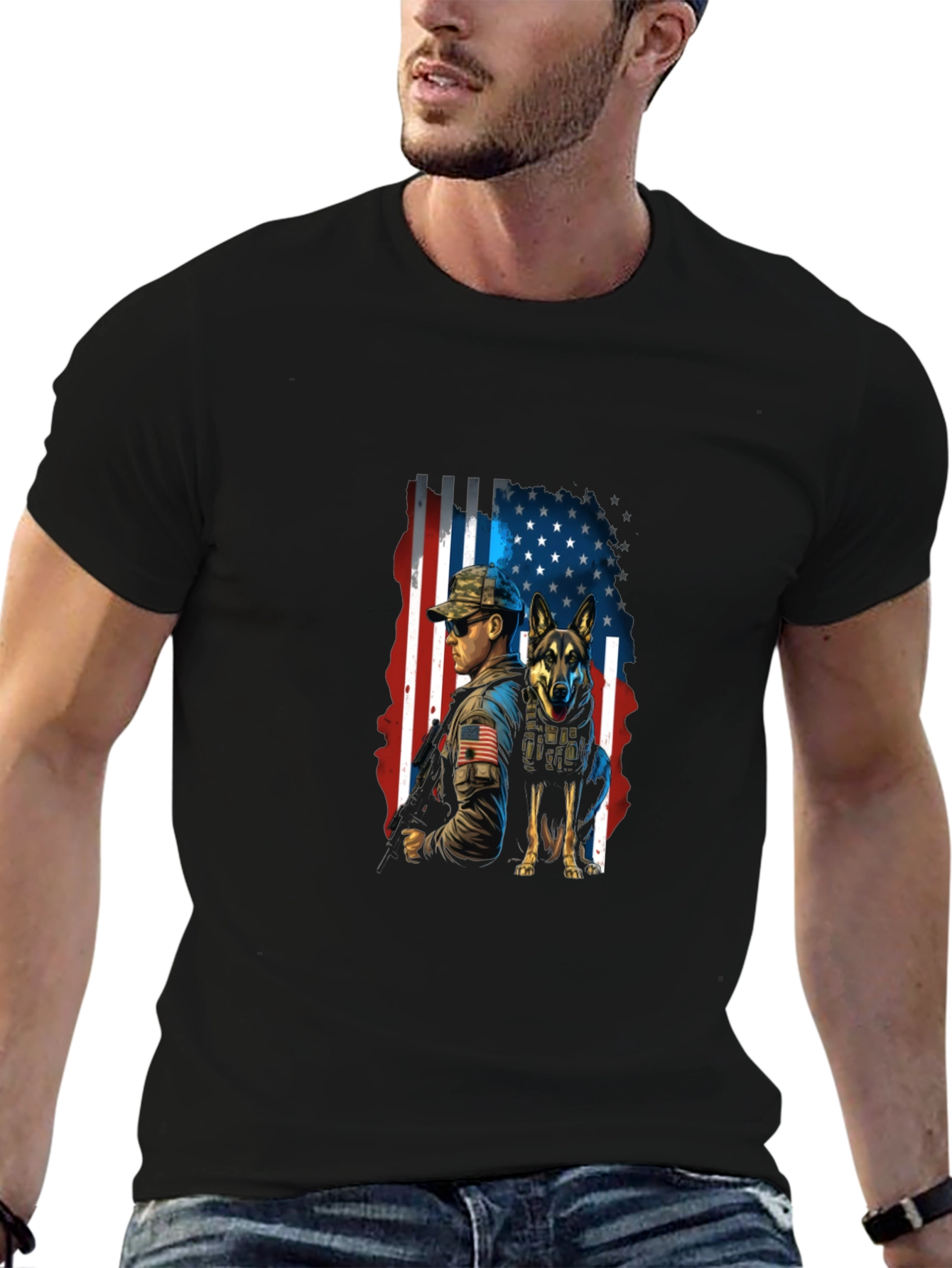 Patriotic K9 T-Shirt