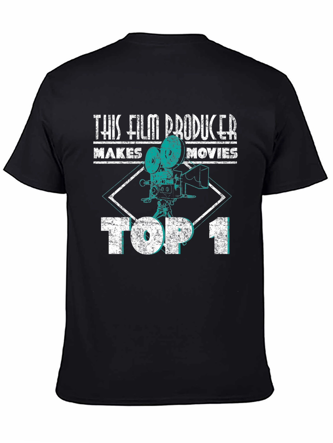 Film Producer T-Shirt - Makes Movies Top 1