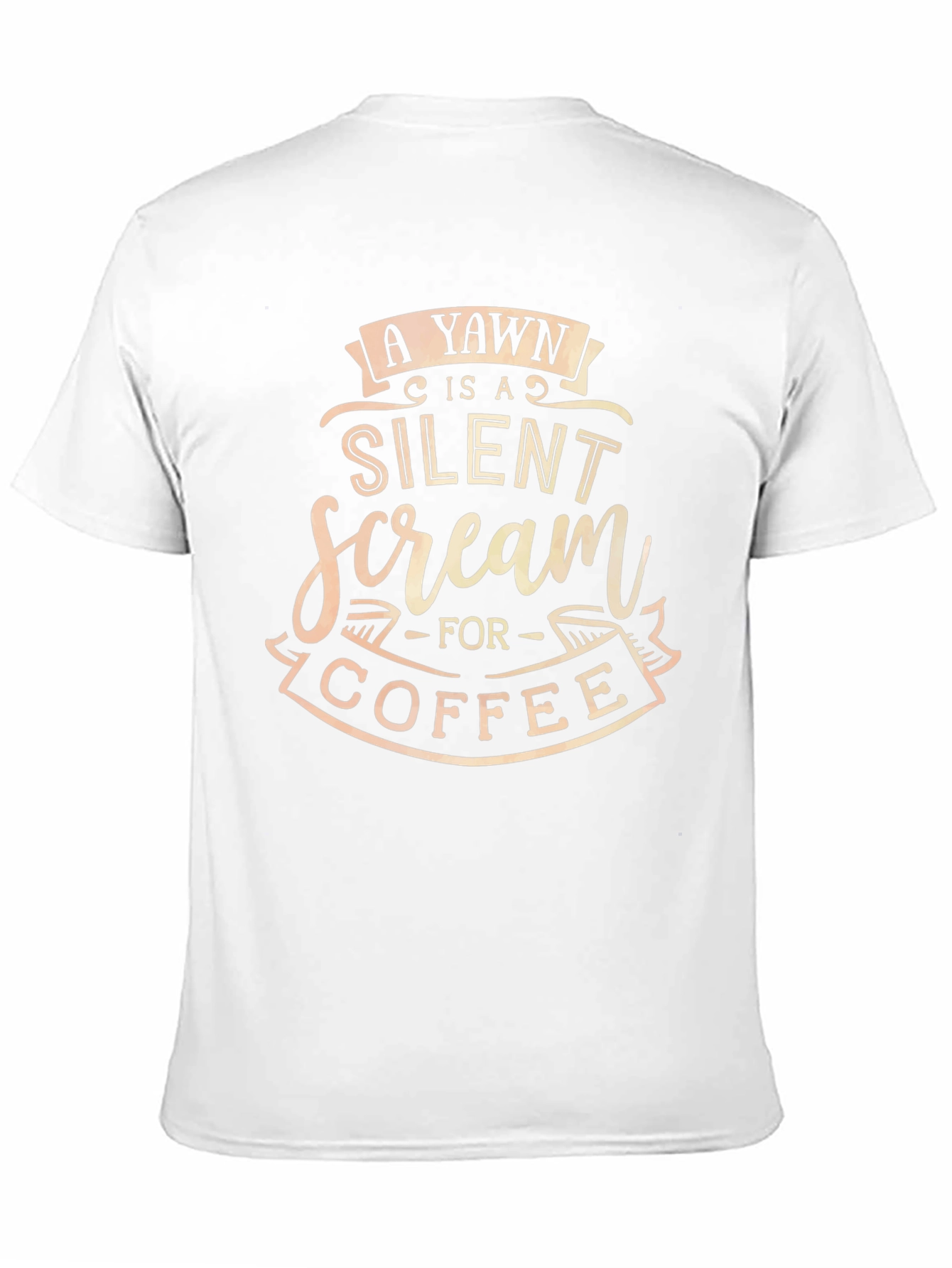 Yawn Coffee T-Shirt - Funny Quote Tee