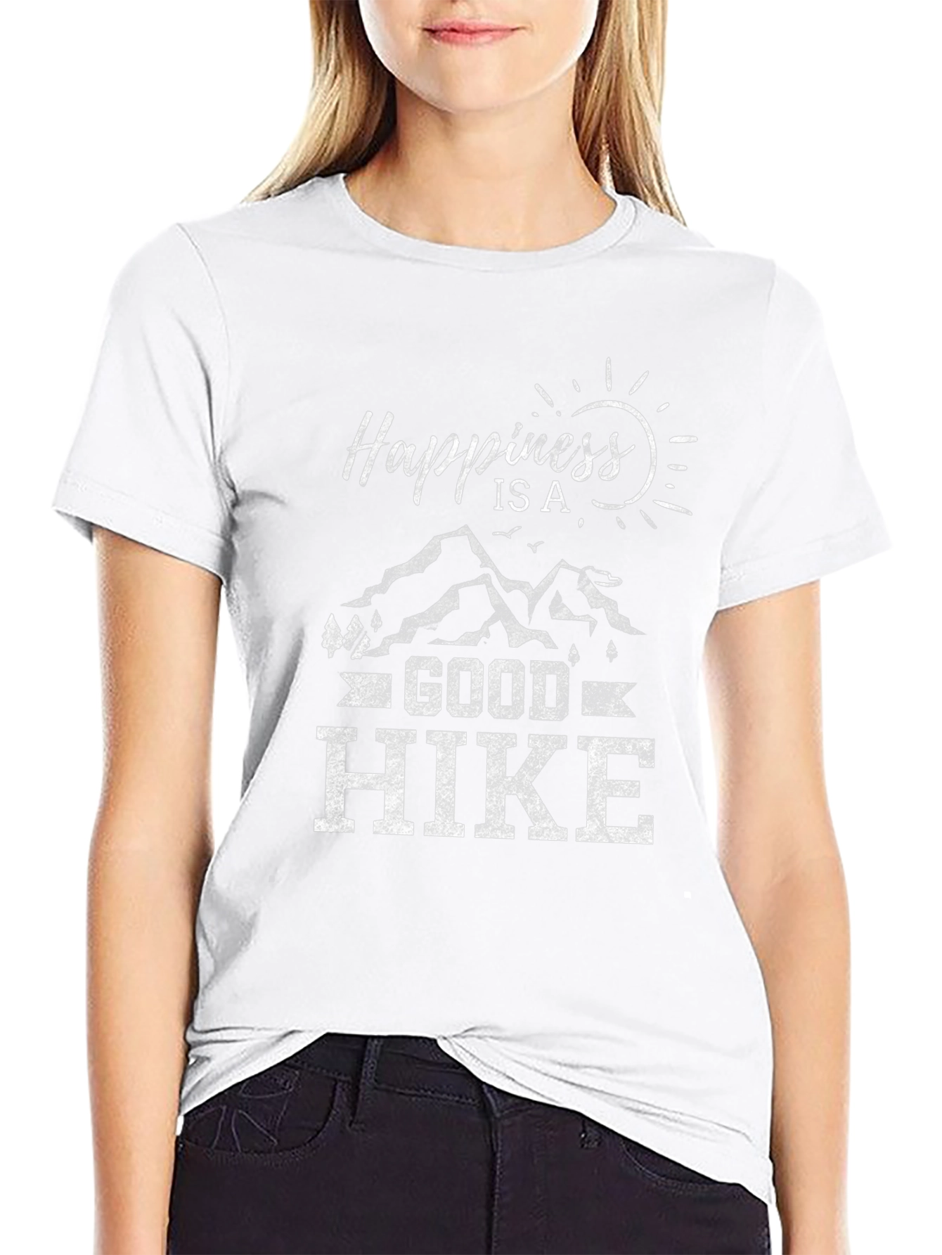 Happiness is a Good Hike Graphic T-Shirt