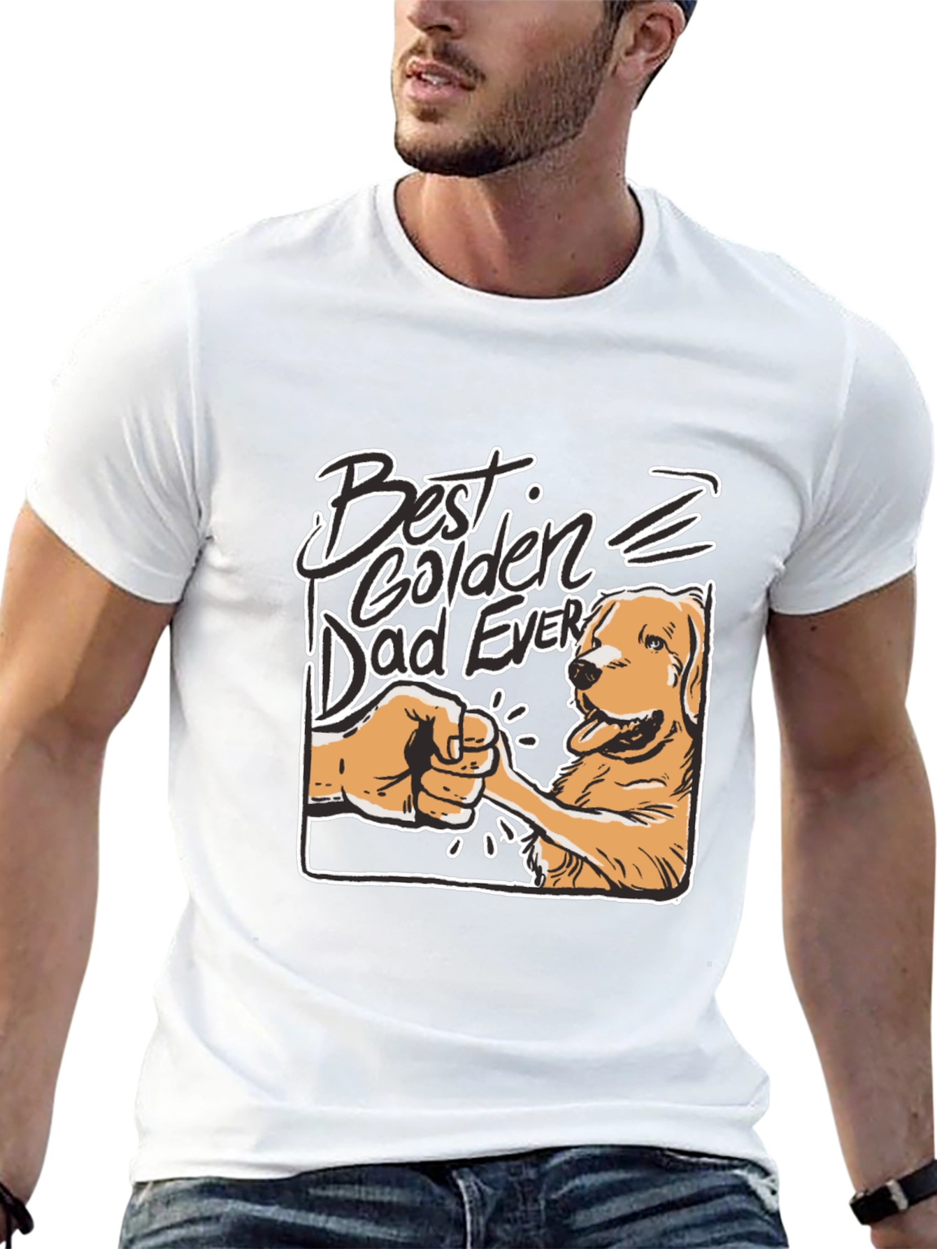 Best Golden Dad Ever T-Shirt