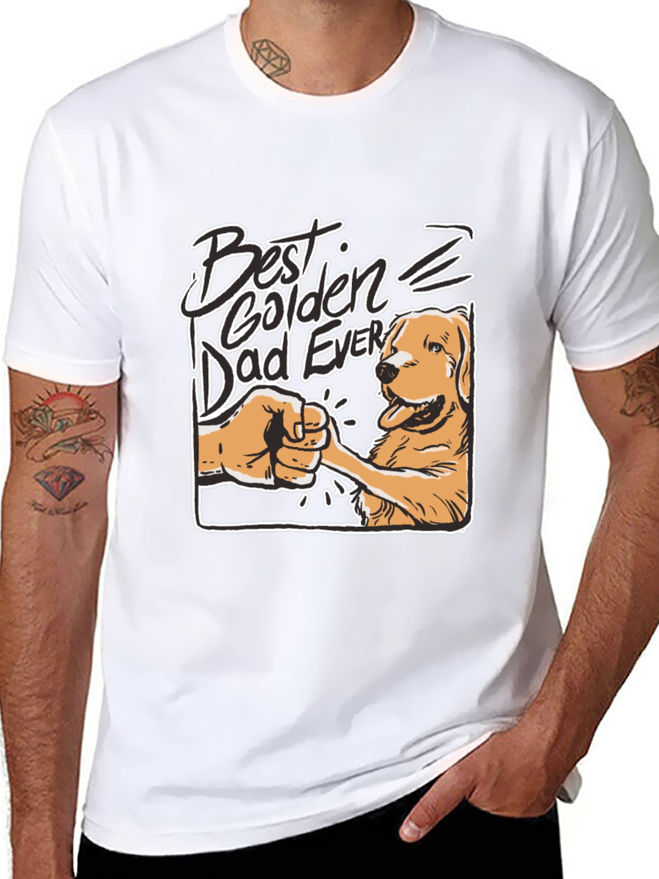 Best Golden Dad Ever T-Shirt