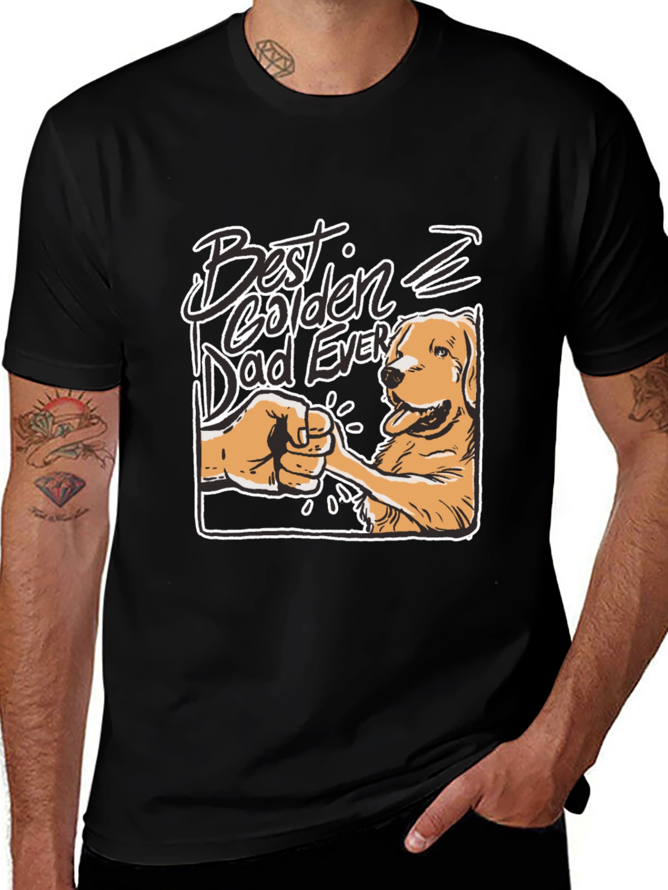 Best Golden Dad Ever T-Shirt