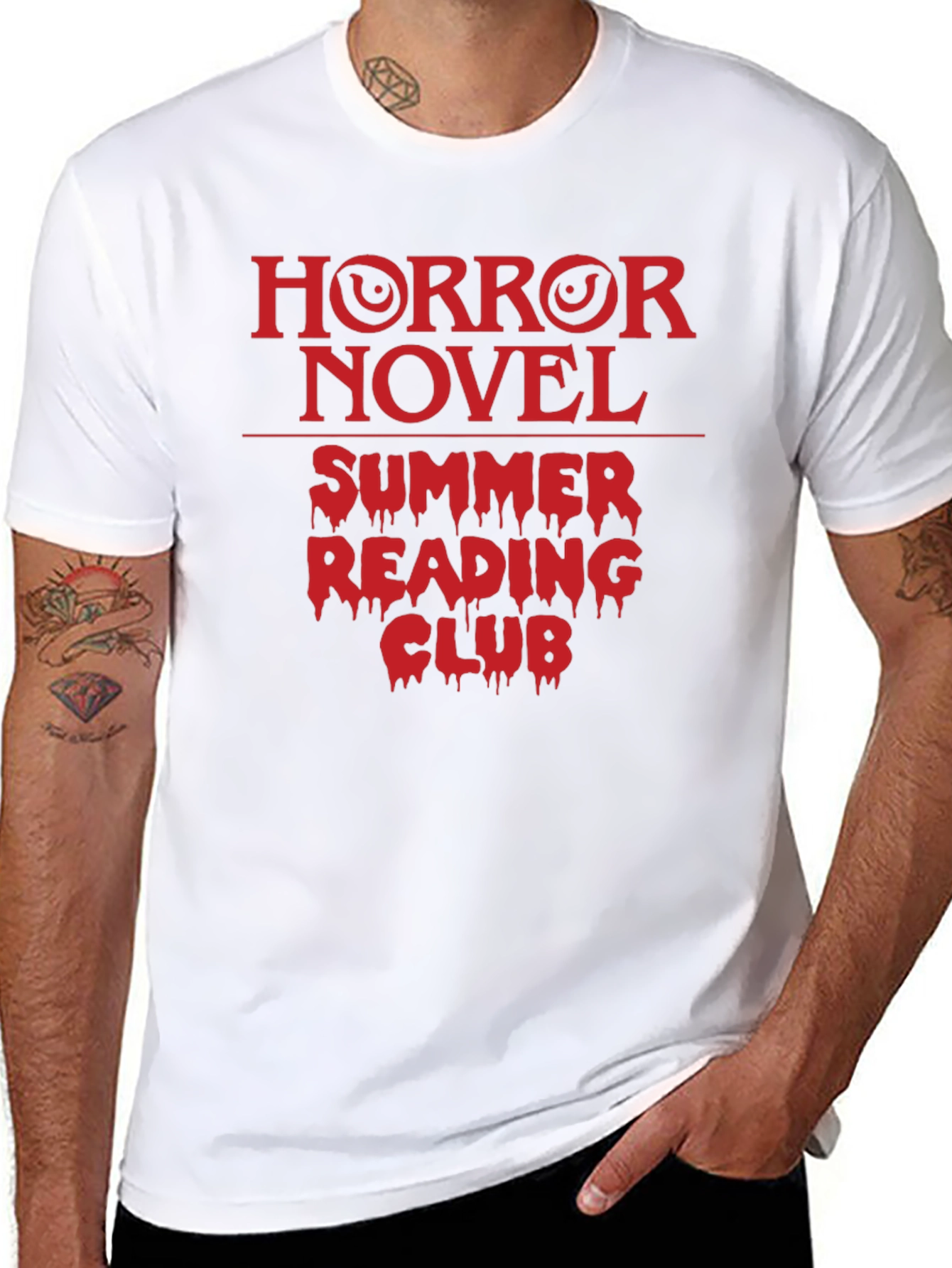 Horror Novel Summer Reading Club T-Shirt