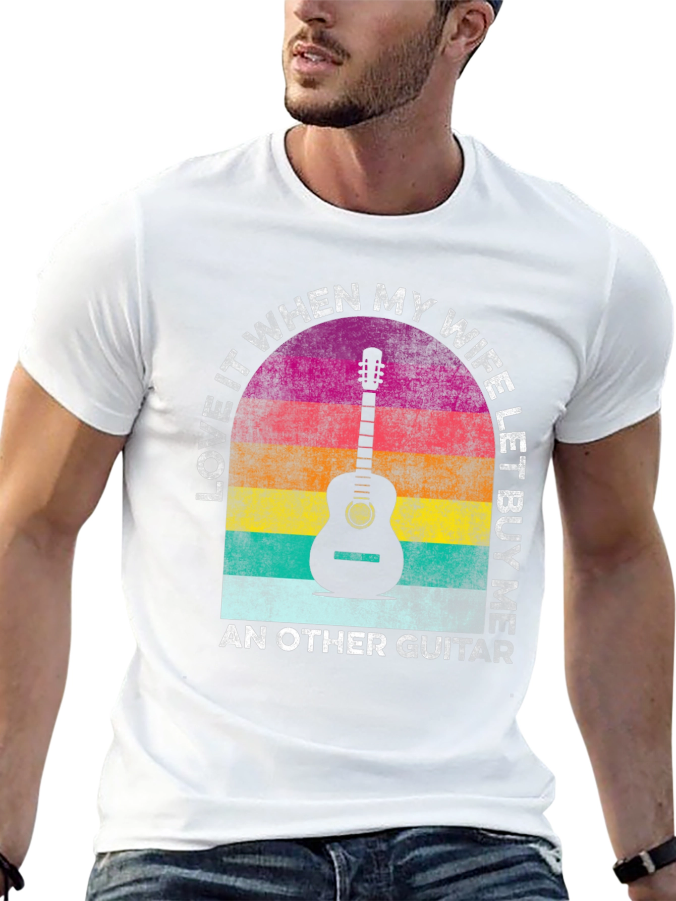 Guitar Lover T-Shirt: My Wife Buys Me Guitars!