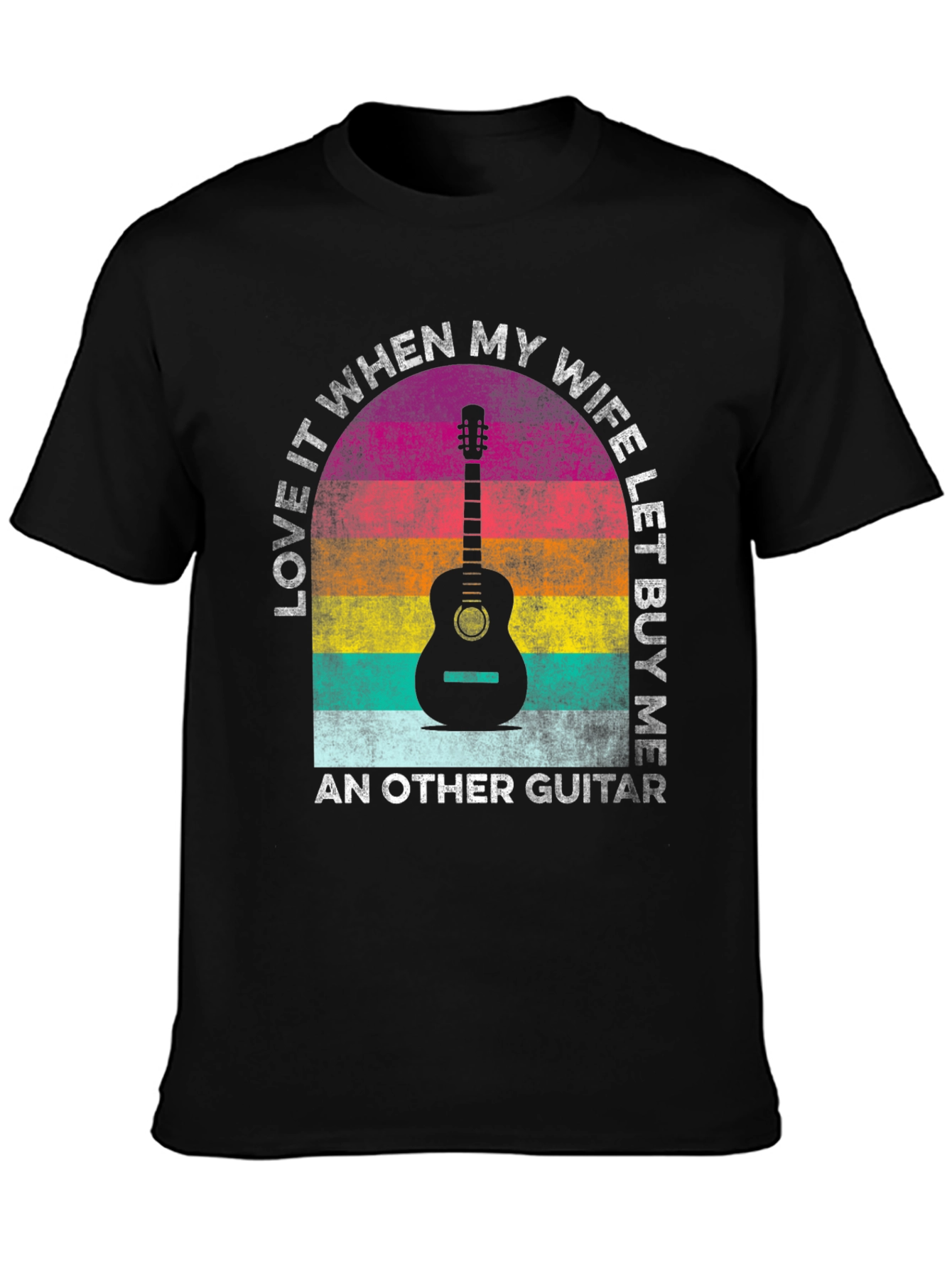 Guitar Lover T-Shirt: My Wife Buys Me Guitars!