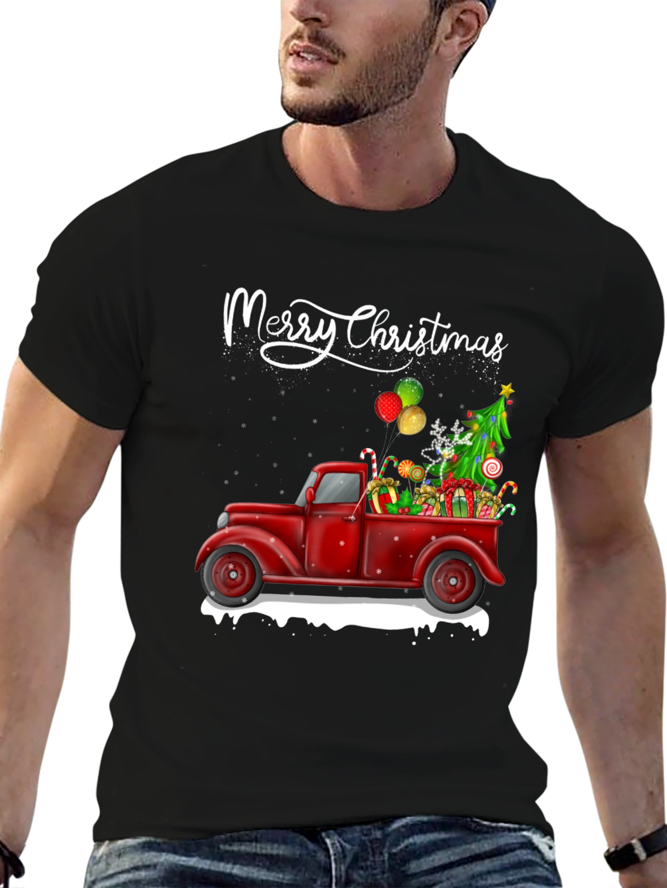 Merry Christmas Truck T-Shirt