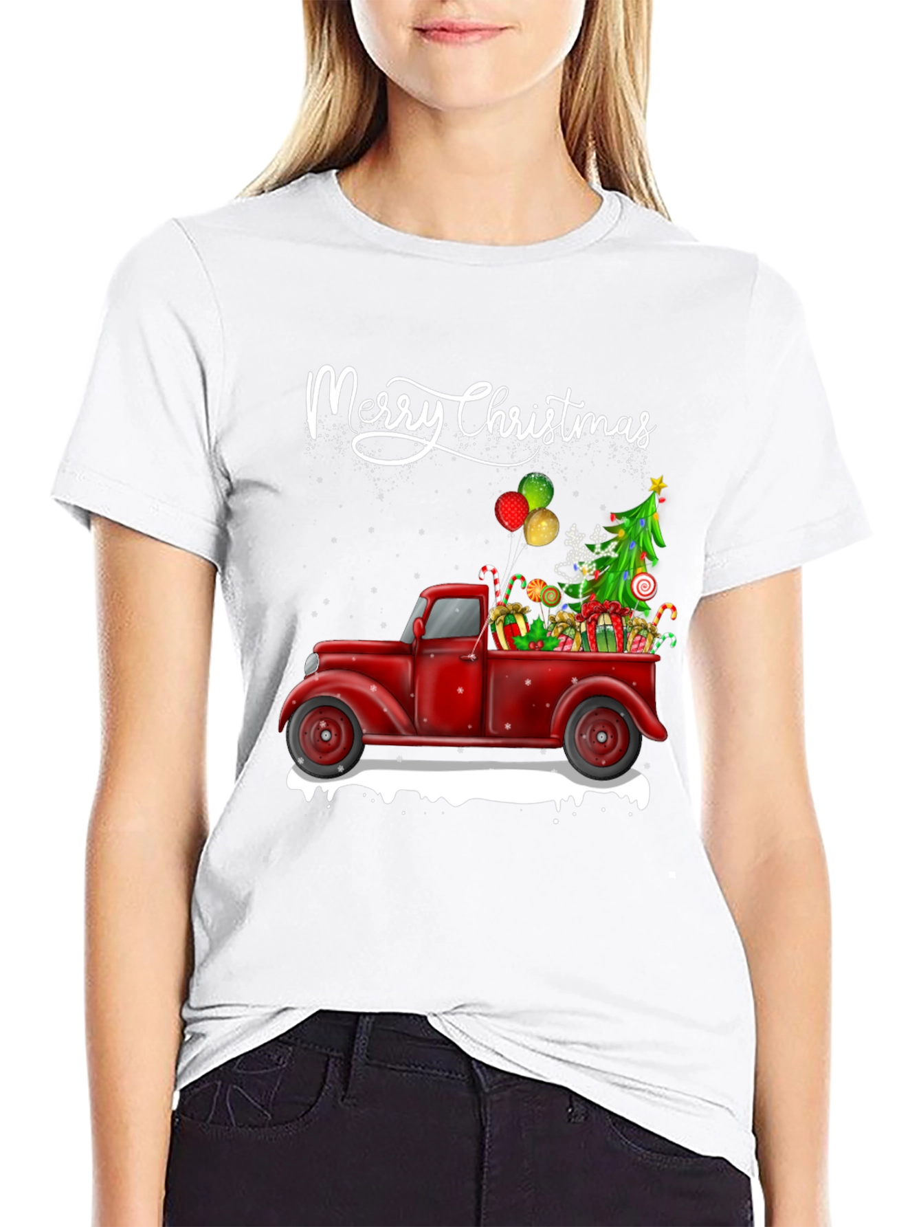 Merry Christmas Truck T-Shirt