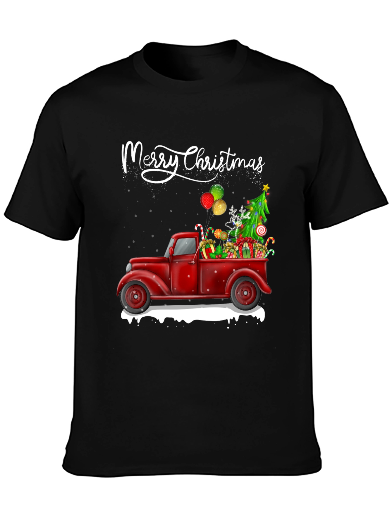 Merry Christmas Truck T-Shirt