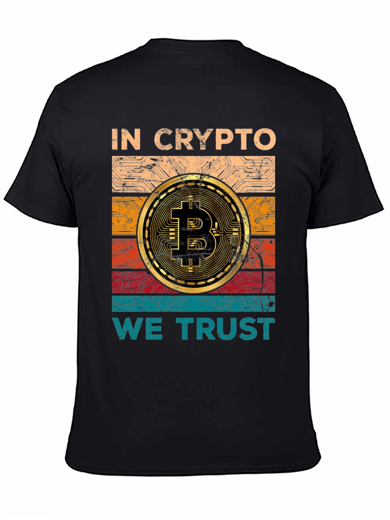 In Crypto We Trust Bitcoin Graphic Tee